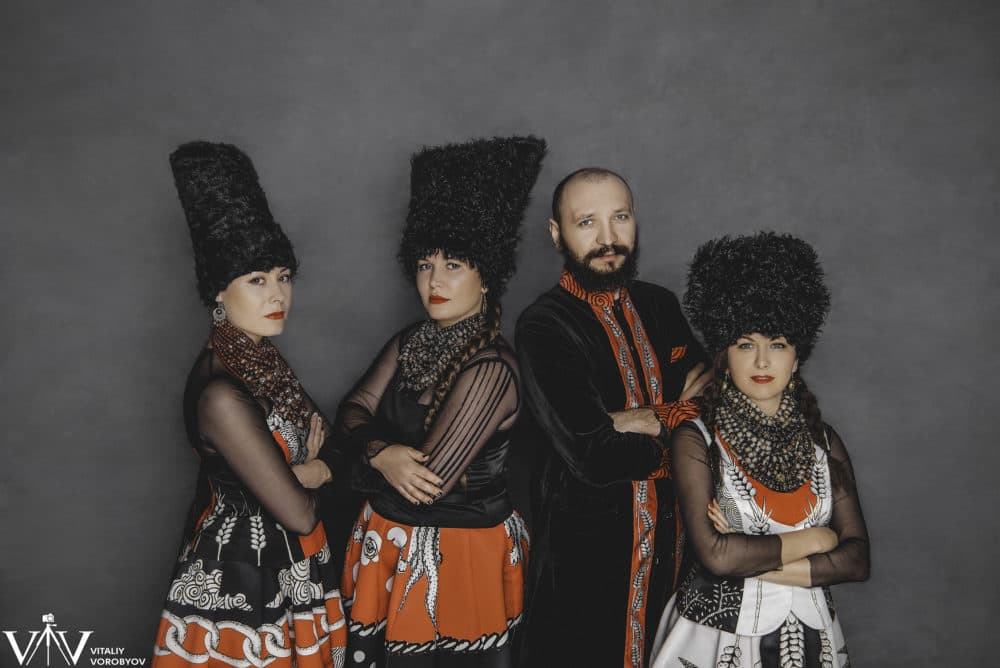 Ukranian folk-punk band, DakhaBrakha, will play at the Berklee Performance Center on Sept 18. (Courtesy Global Arts Live)