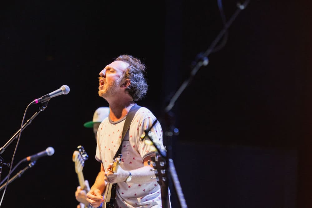 Guster's Ryan Miller at MGM Music Hall at Fenway. (Courtesy Above Summit)