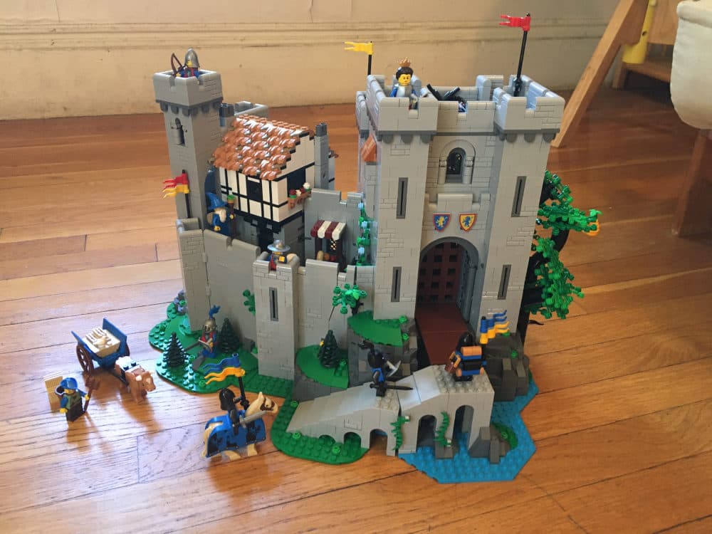 The completed Lion Knight’s Castle, all 4,514 pieces. (Courtesy Miles Howard)