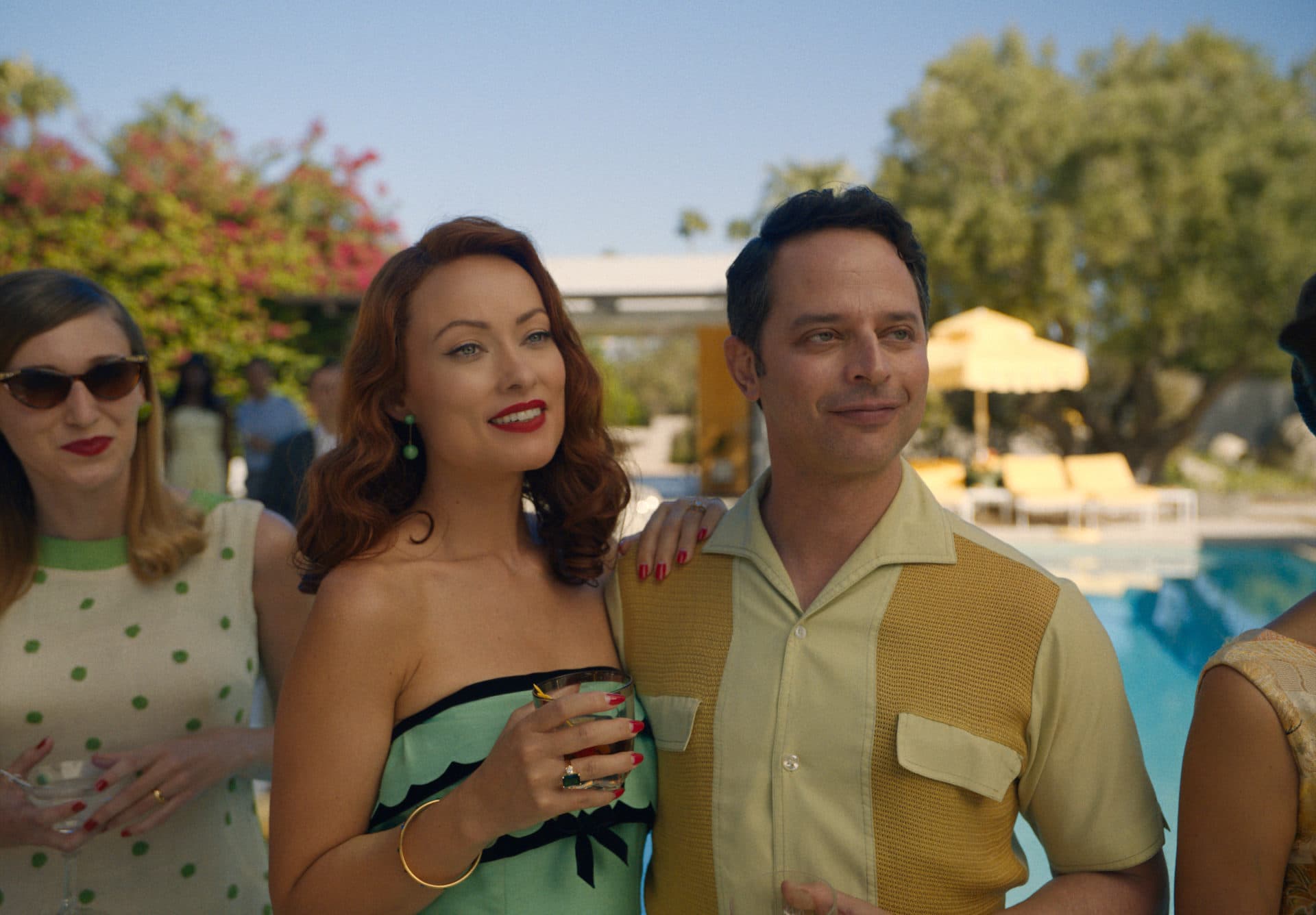 Olivia Wilde and Nick Kroll in &quot;Don't Worry Darling.&quot; (Courtesy Warner Bros. Pictures)