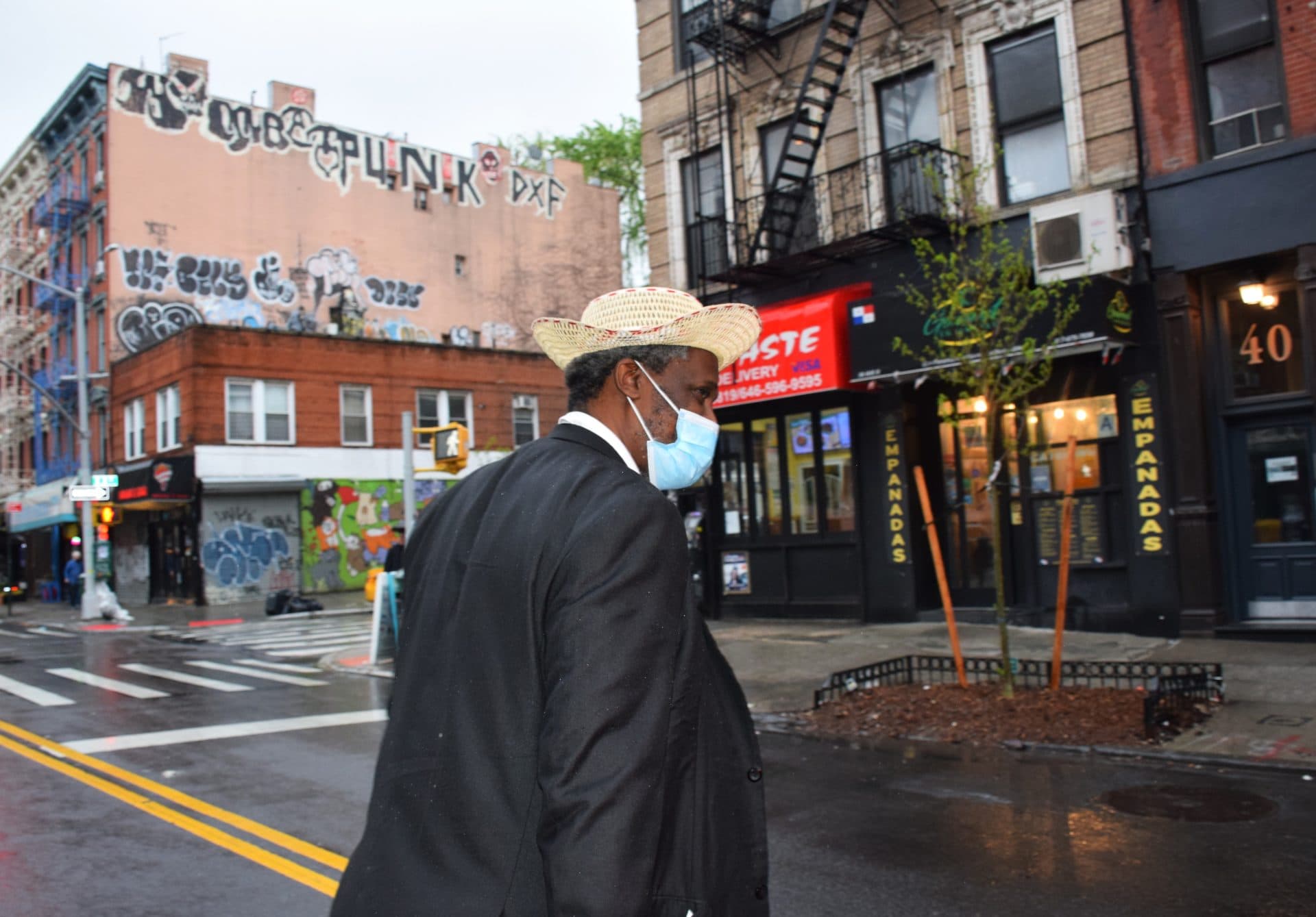 Tino on the move. Lower East Side, NYC.