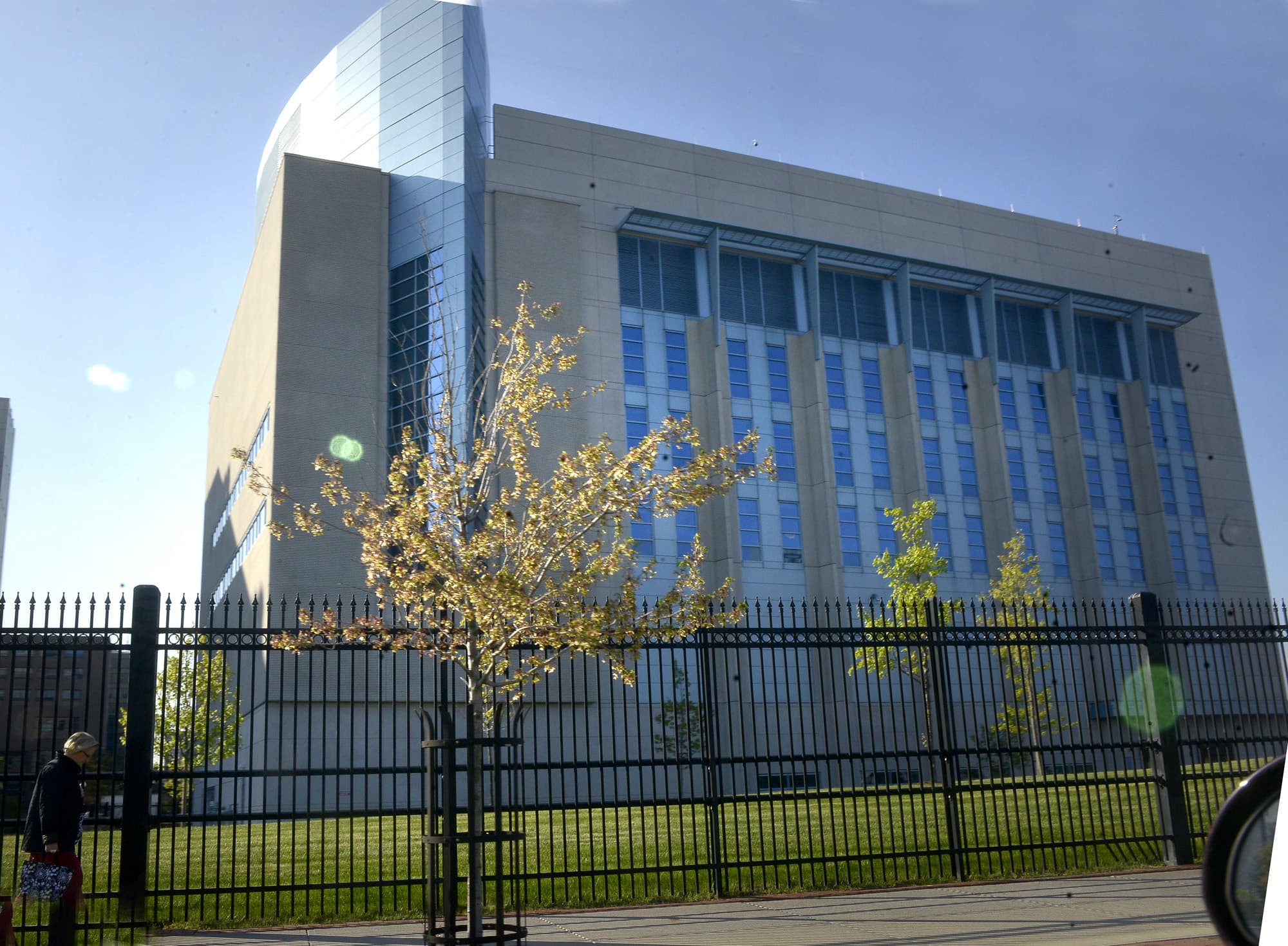 Boston University National Emerging Infectious Diseases Laboratories on Albany Street. (Ted Fitzgerald/MediaNews Group/Boston Herald via Getty Images)