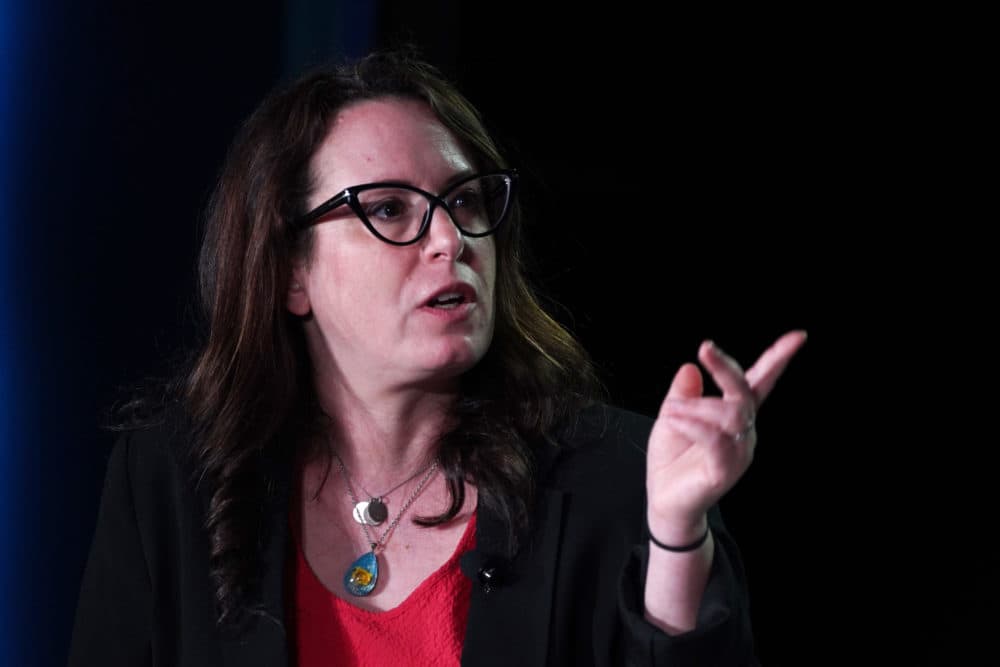 Maggie Haberman speaks onstage at The New York Times DealBook DC policy forum. (Leigh Vogel/Getty Images for The New York Times)