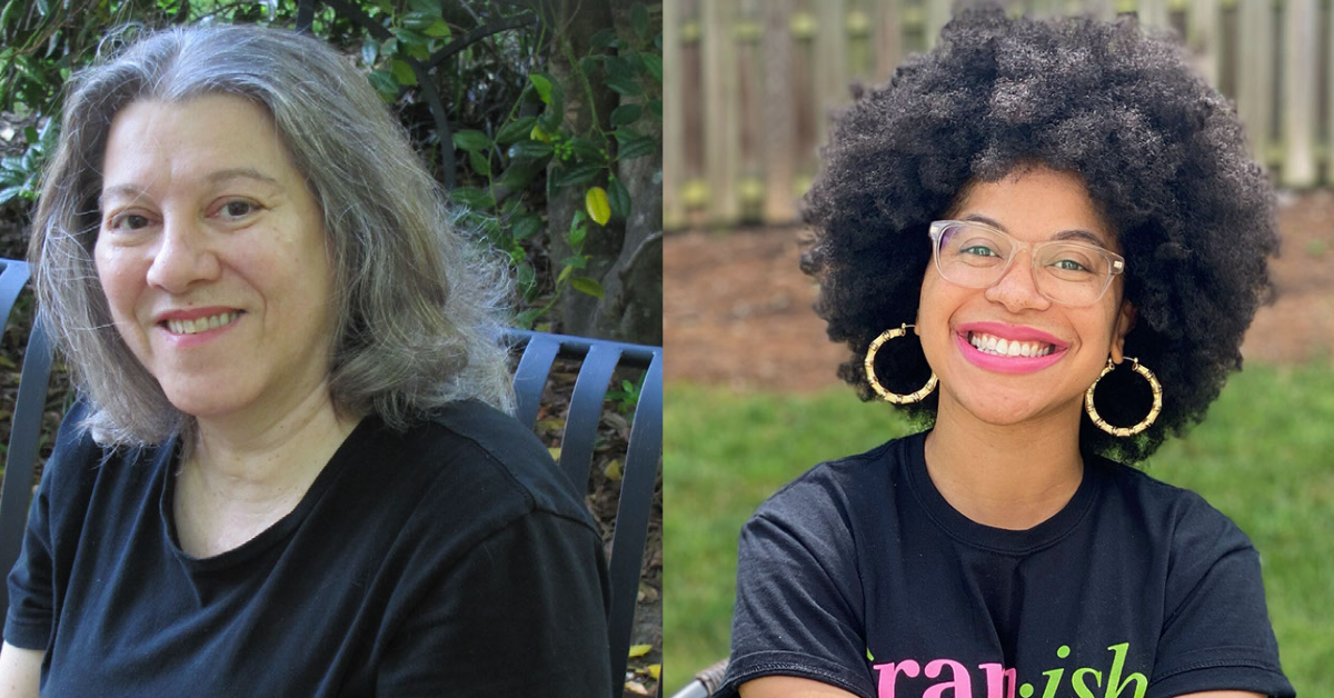 Gerontologists Jeanette Leardi, 70, of Portland, Oregon, and Christina Peoples, 34, of Greensboro, North Carolina. (Courtesy)