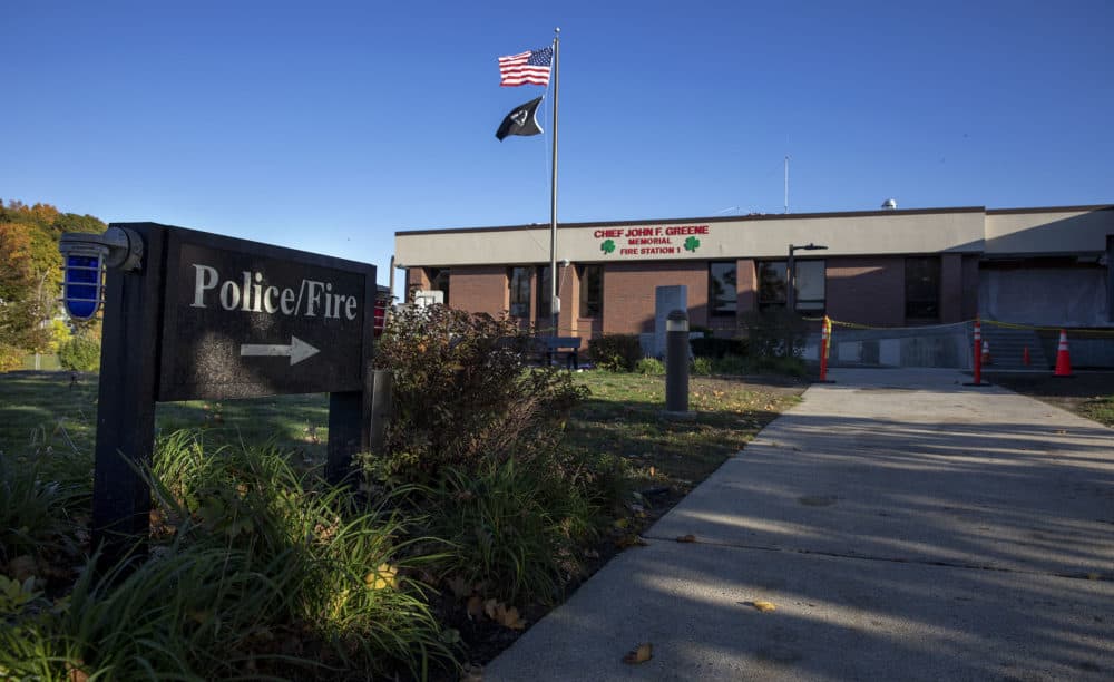 Blackstone Police and Fire Department. (Robin Lubbock/WBUR)