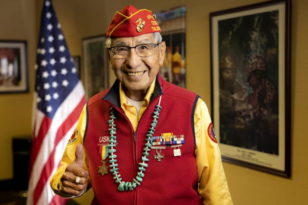 Peter MacDonald, one of the last living Navajo Code Talkers. (Courtesy)