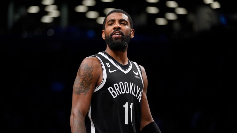 Brooklyn Nets guard Kyrie Irving. (John Minchillo/AP)