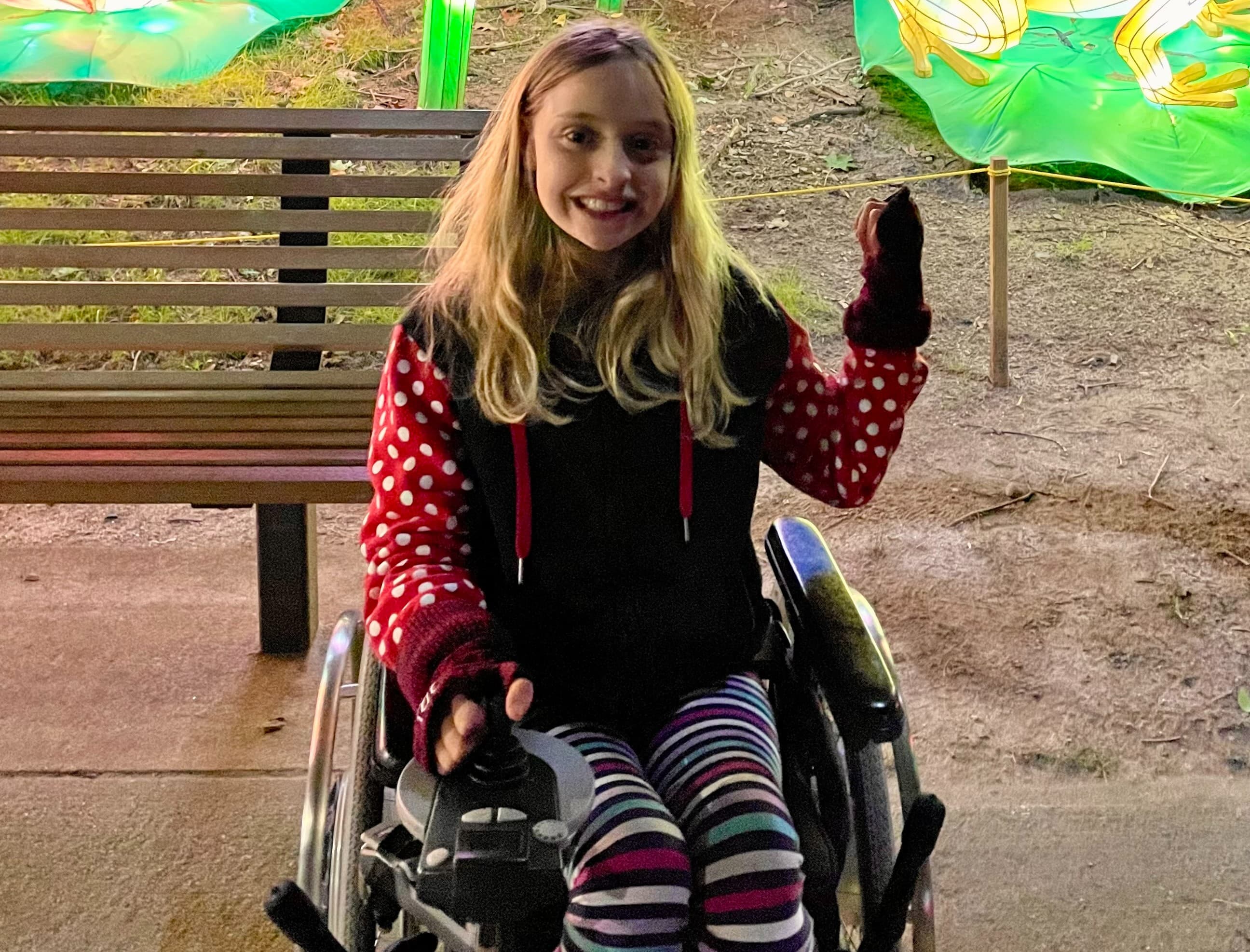 The author's daughter at the Franklin Park Zoo. (Courtesy Aimee Seiff Christian)
