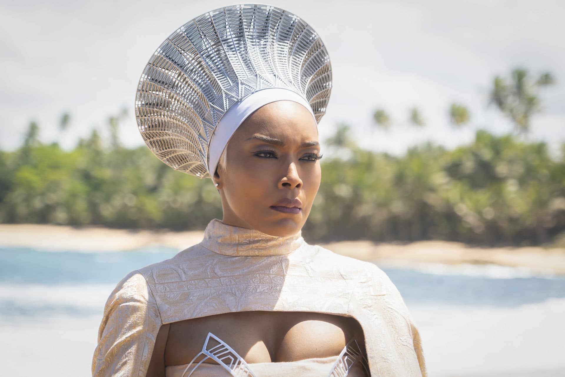 Angela Bassett in &quot;Black Panther: Wakanda Forever.&quot; (Courtesy Marvel Studios)