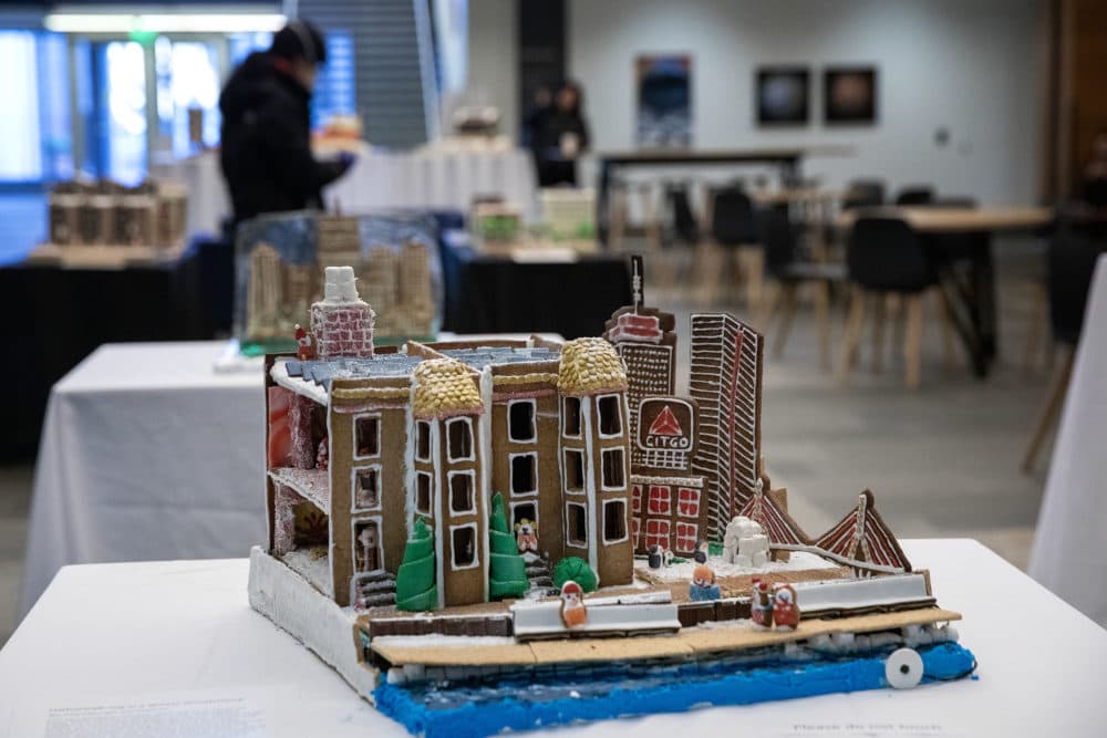 &quot;Harborwalk-ing in a Winter Wonderland!&quot; by Flansburgh Architects proposes leaving current seawalls in place and building inner seawalls that can be raised over time. (Robin Lubbock/WBUR)