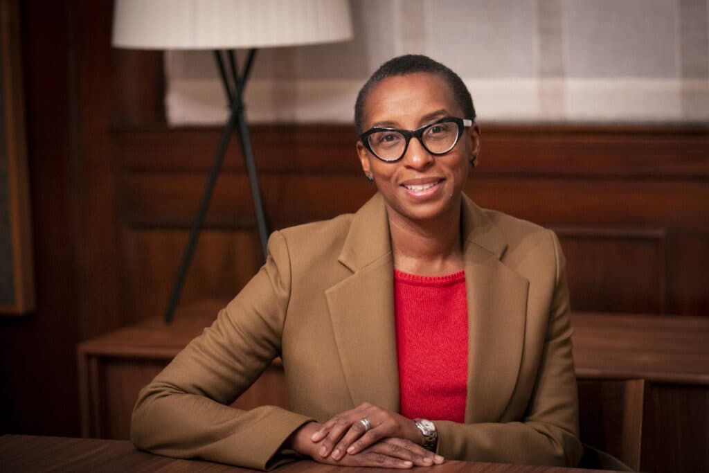 Claudine Gay will become Harvard's next president. (Courtesy Stephanie Mitchell/Harvard Staff Photographer)