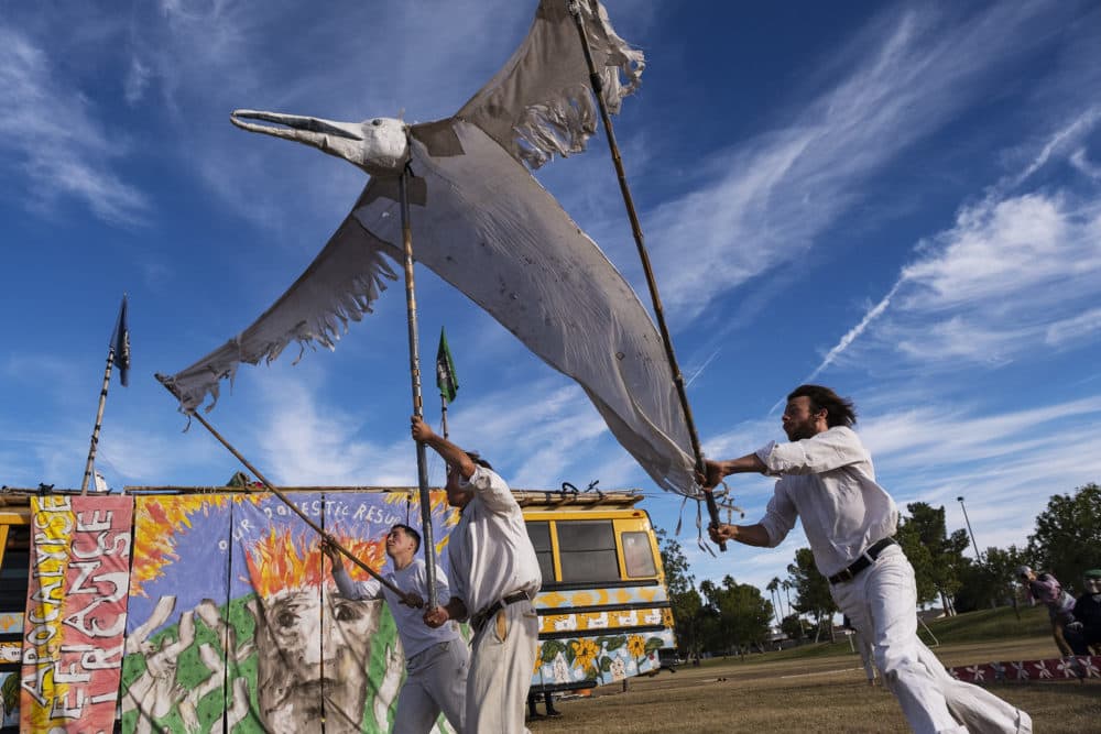 The Bread &amp; Puppet Theater went on tour with its latest show &quot;Apocalypse Defiance Circus.&quot; (Garrett MacLean)
