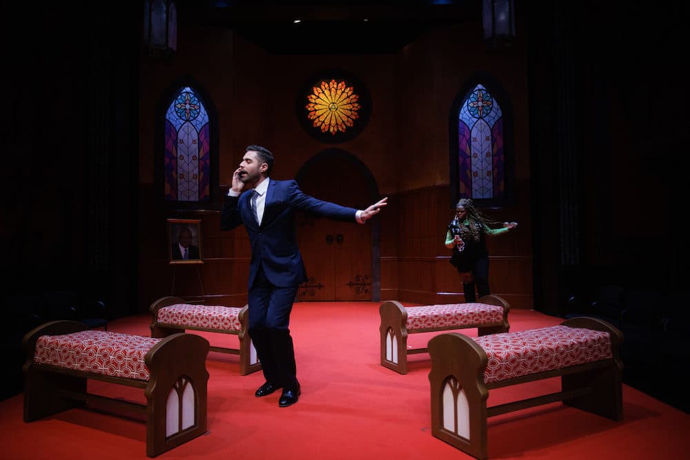 Logan (Mishka Yarovoy) worries about the family politics in "Chicken and Biscuits." (Courtesy Ken Yotsukura)