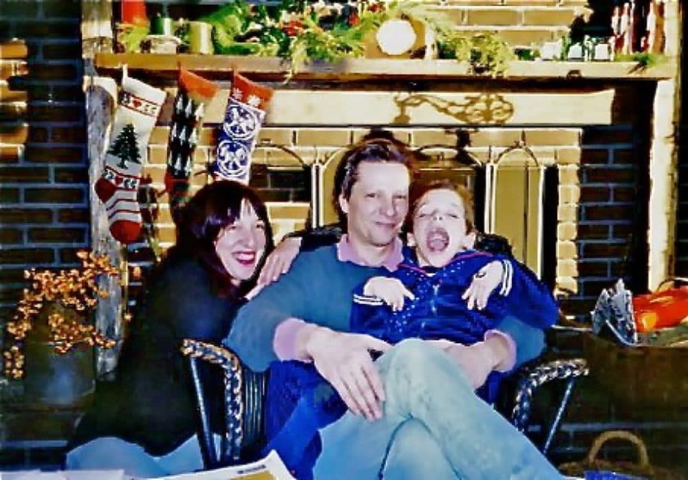 The author and her family during the Christmas season. (Courtesy Marianne Leone)
