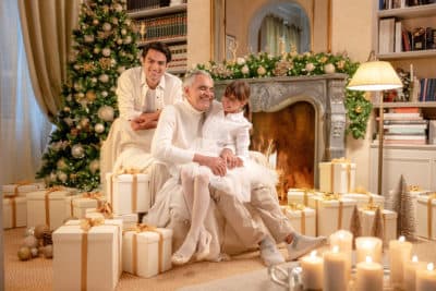 Famed tenor Andrea Bocelli's Christmas album is a family affair