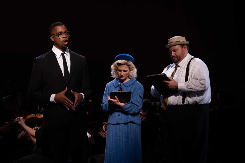 Odyssey Opera's production of Anthony Davis’ “X: The Life and Times of Malcom X&quot; at Dorchester's Strand Theater (Courtesy Odyssey Opera)