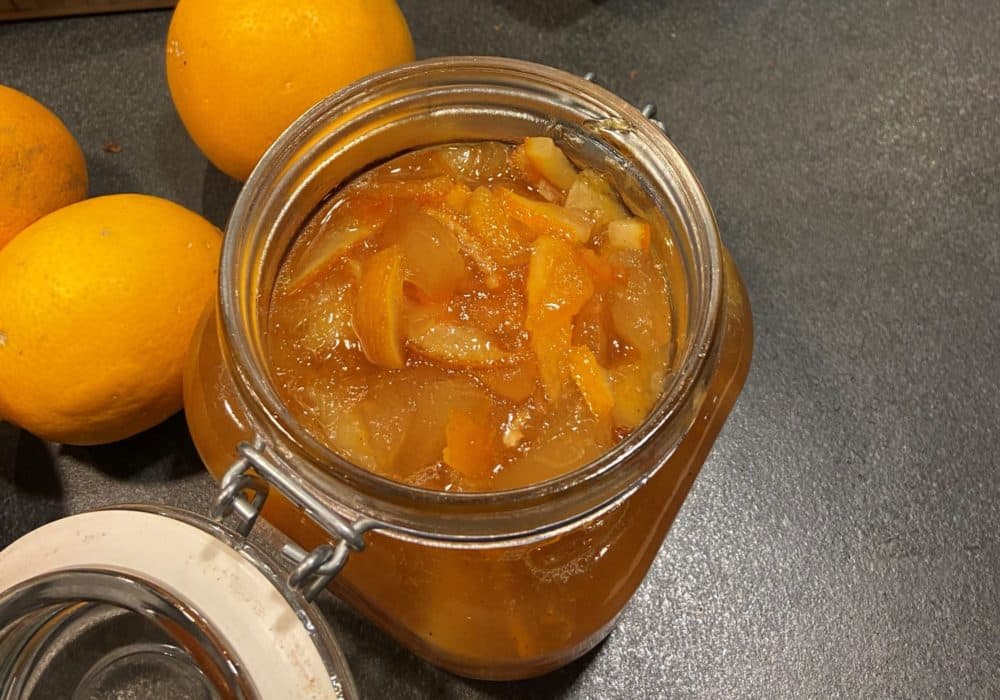 Winter citrus marmalade, (Kathy Gunst/Here & Now)