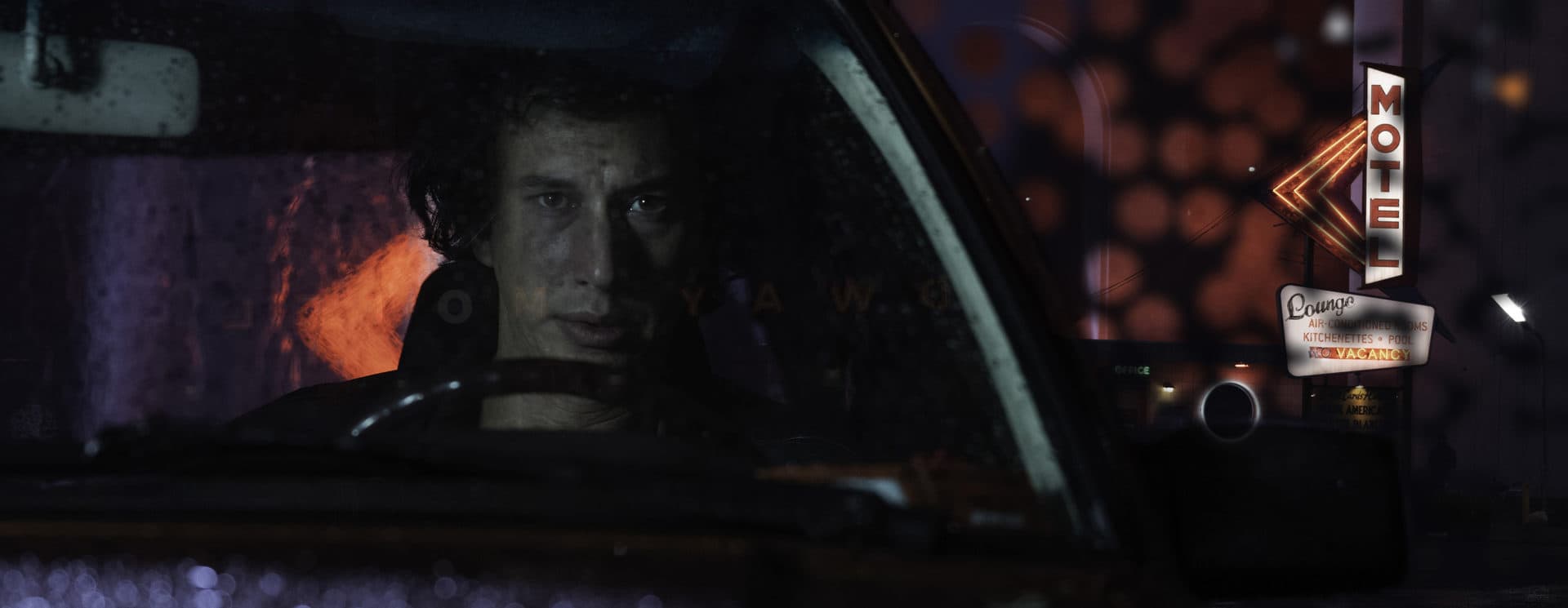 Adam Driver in &quot;White Noise.&quot; (Courtesy Netflix)