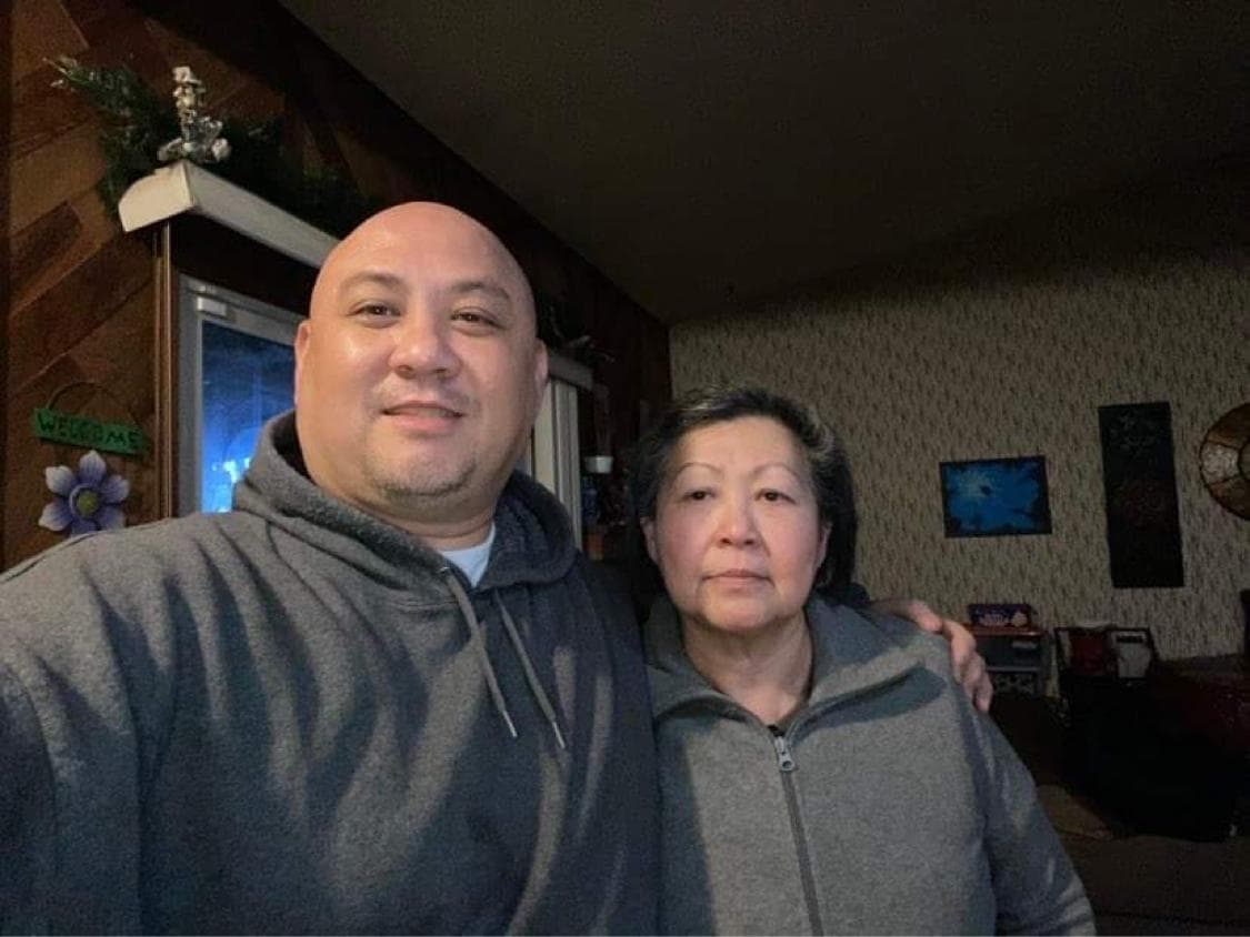 Gideon Baena and his mother, Rose Baena. (Courtesy of Gideon Baena)