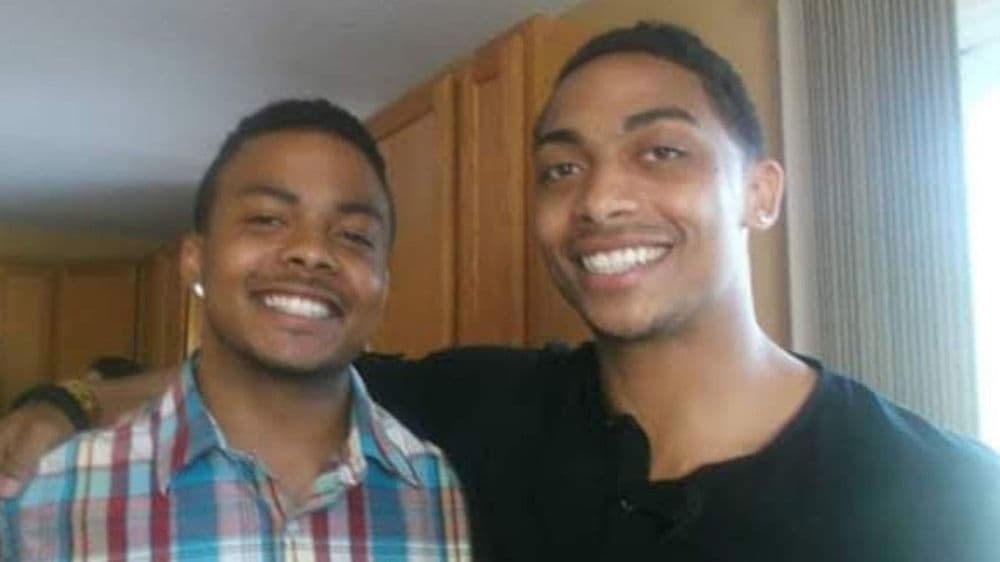 A family photo of Antone Harden, left, and his twin brother Anthony. (Courtesy of Antone Harden)