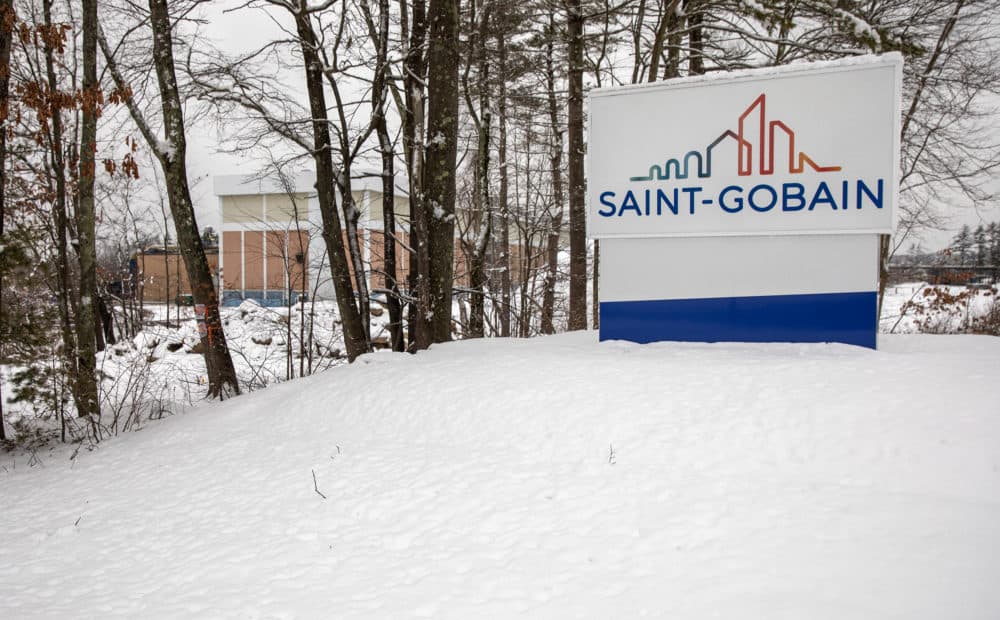 The Saint-Gobain plastics plant in Merrimack, New Hampshire. (Robin Lubbock/WBUR)