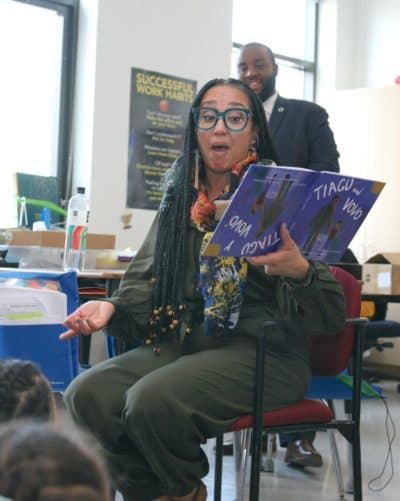 Author Djofa Tavares said she grew up in a tight-knit Cape Verdean family that prioritized the Criolo language and culture, but so many others rushed to assimilate and leave that behind. (Seth Daniel/Dorchester Reporter)