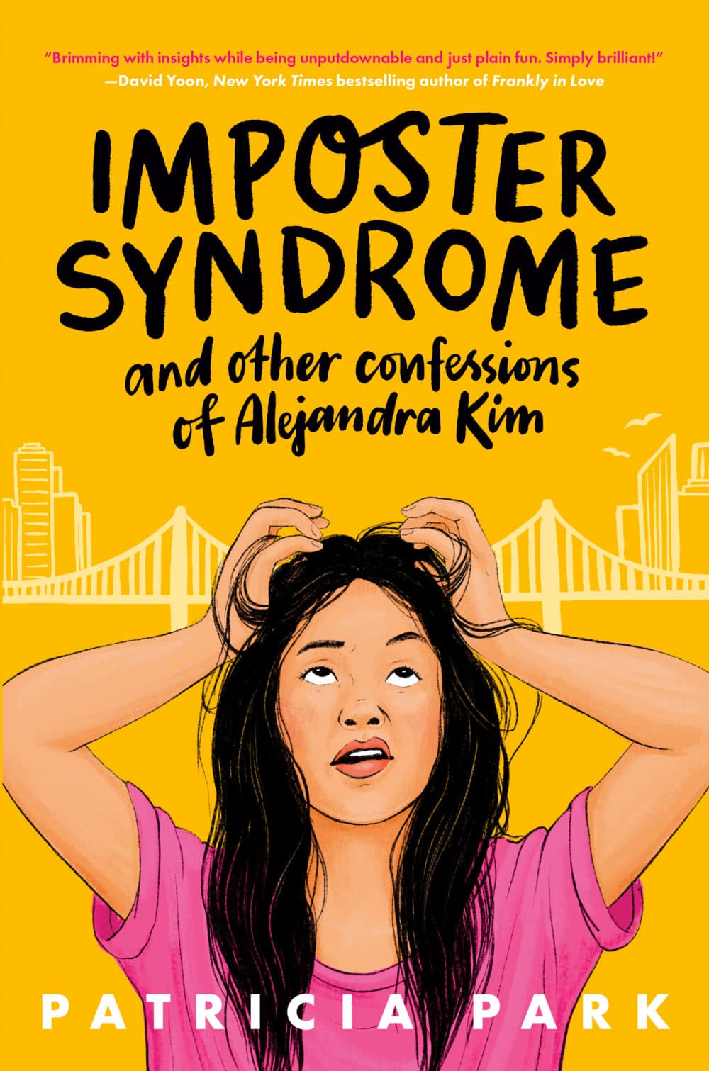 The cover of &quot;Imposter Syndrome and Other Confessions of Alejandra Kim.&quot; (Courtesy of Crown Books for Young Readers)