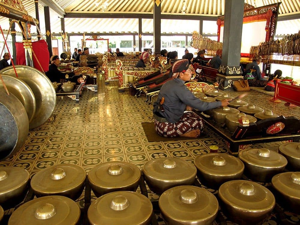 Predating the arrival of Buddhism and Hinduism to Indonesia, gamelan is an ancient indigenous music tradition. (Courtesy of Mindy McAdams)