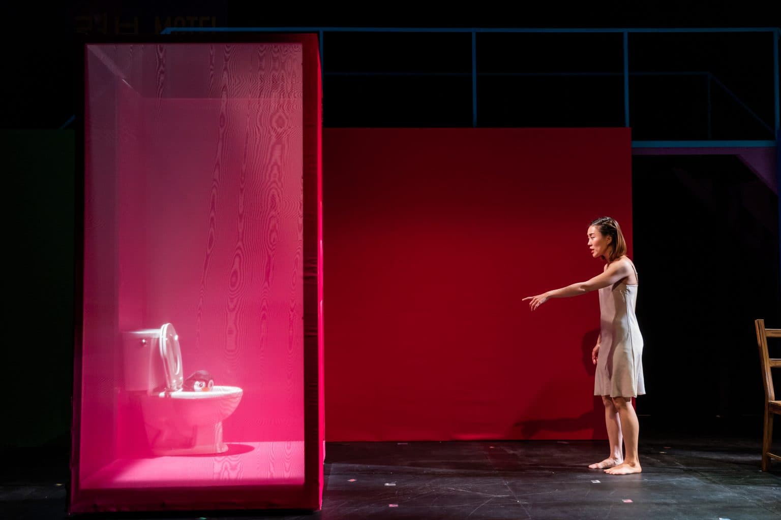 Eunji Lim in SpeakEasy Stage's "Wild Goose Dreams." (Courtesy Nile Scott Studios)