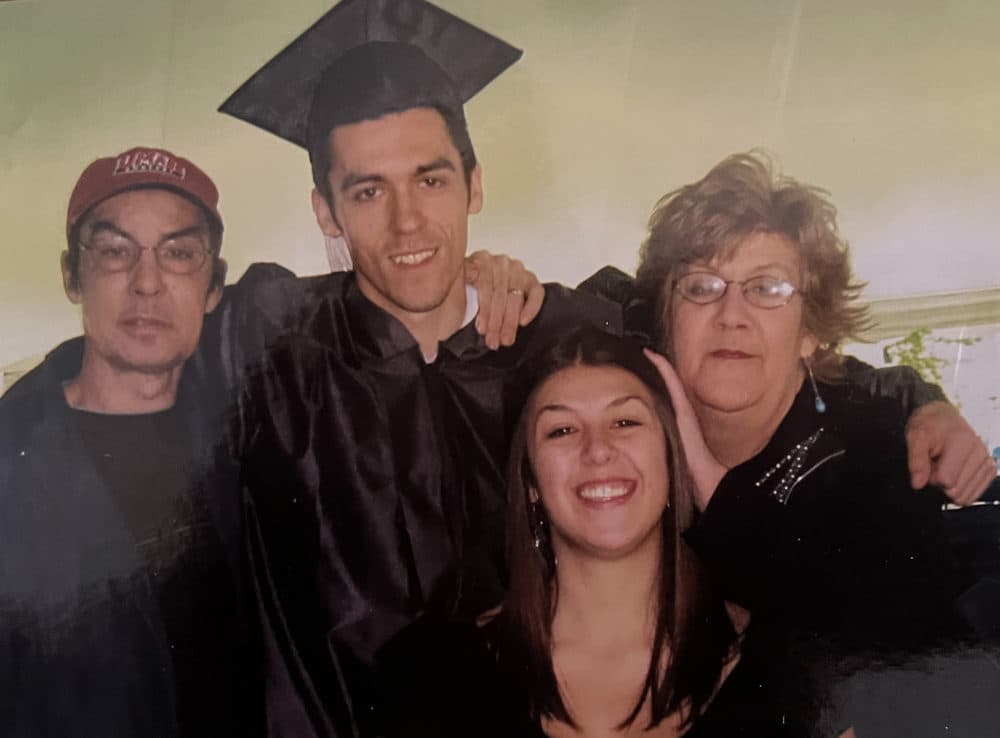 The Cappucci family celebrating Brad's graduation from college. (Courtesy Rachel Cappucci)