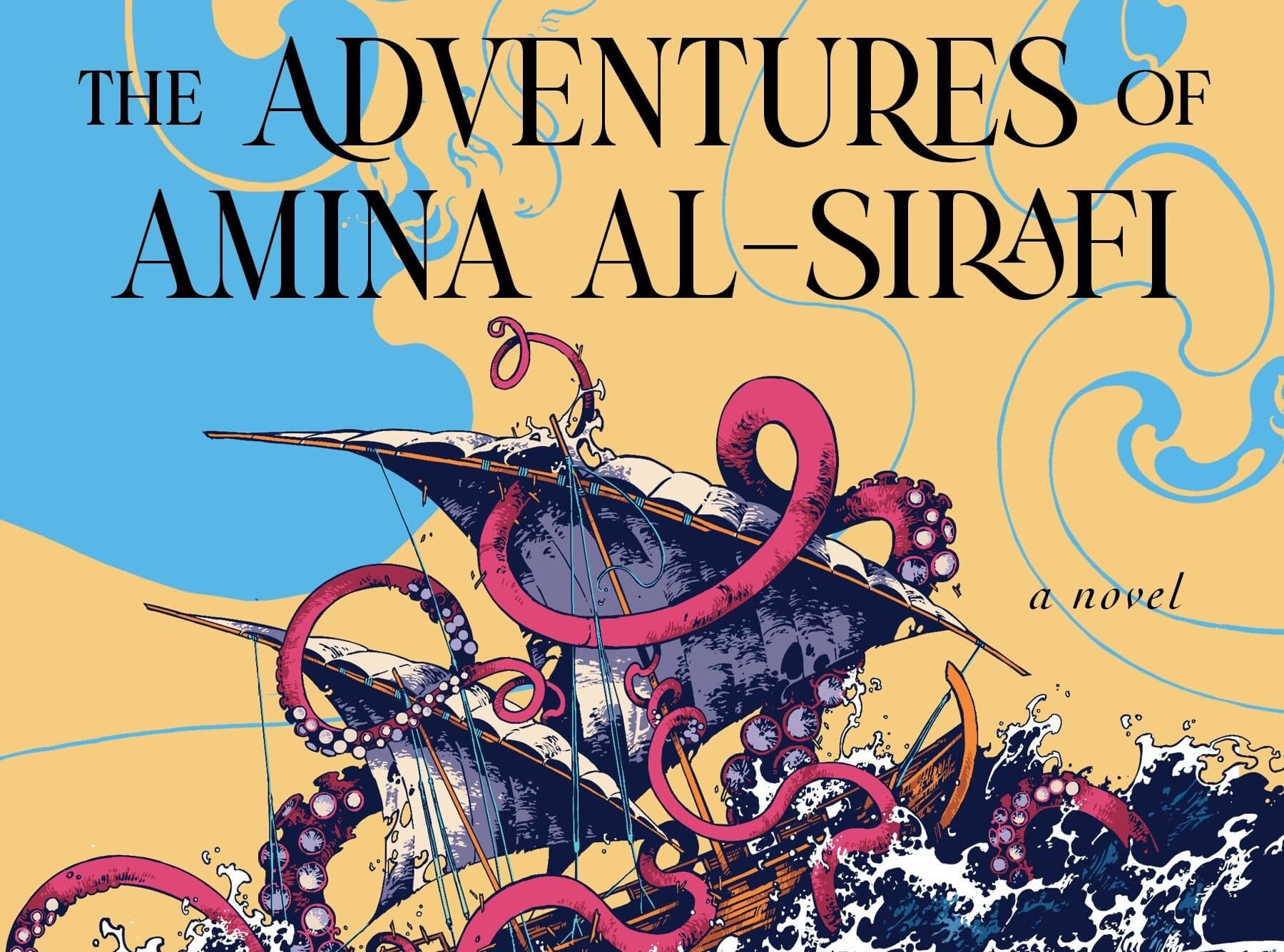 &quot;The Adventures of Amina Al-Sirafi&quot; book cover. (Courtesy of Harper Voyager, an imprint of HarperCollins Publishers)