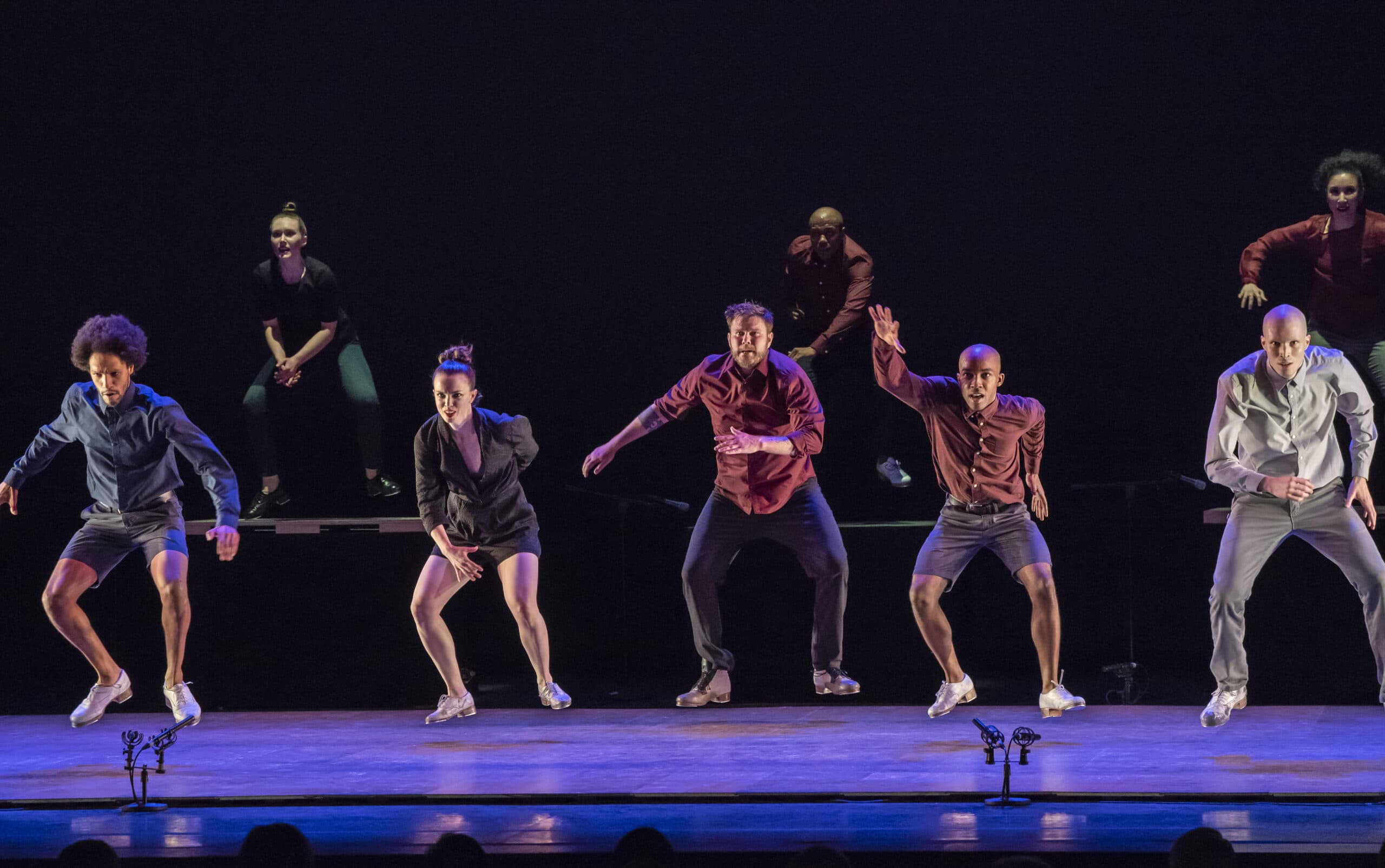 Dorrance Dance performing "SOUNDspace." (Courtesy Stephanie Berger)