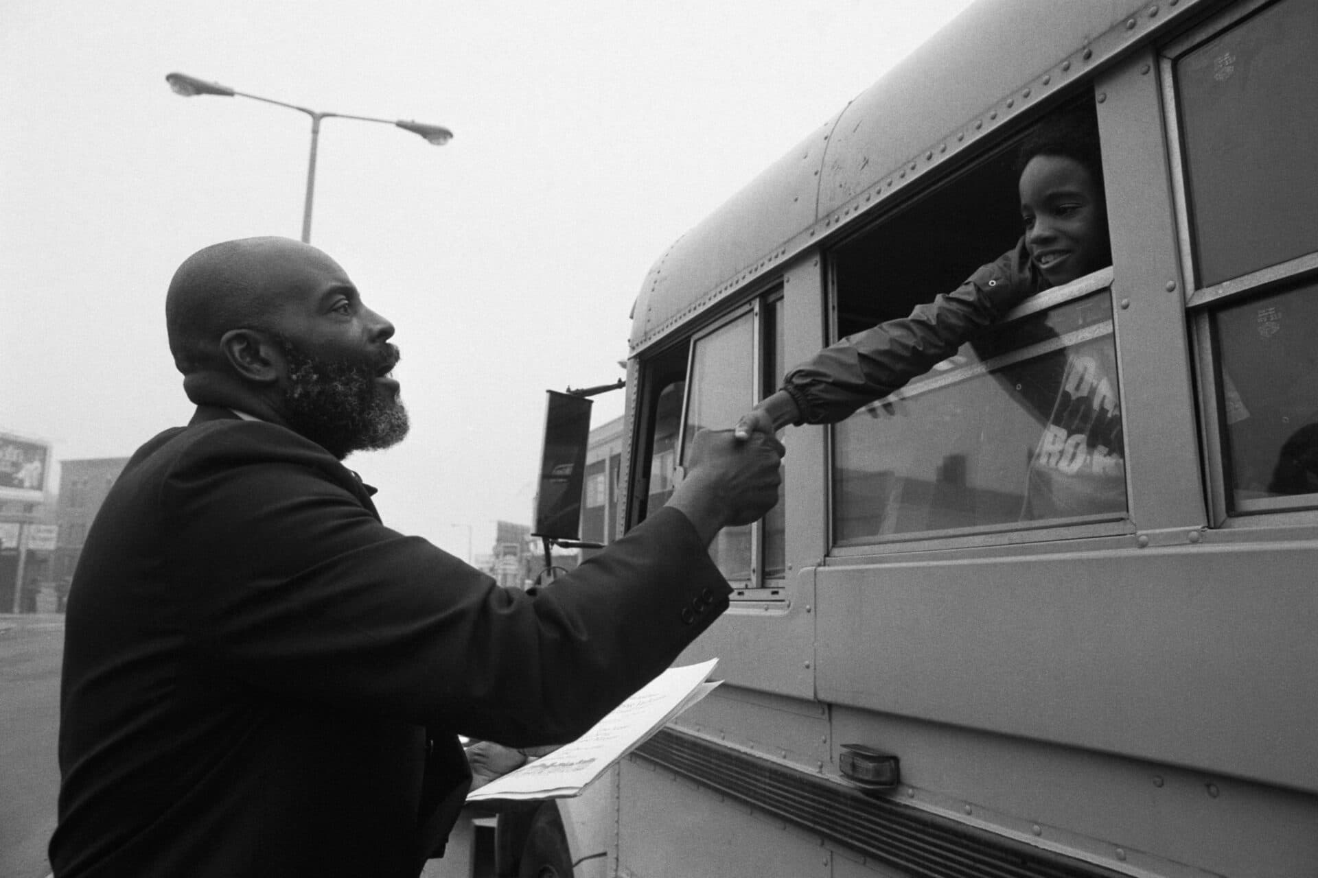 Mel King campaigns for mayor of Boston. (Photo by Ira Wyman/Sygma via Getty Images)