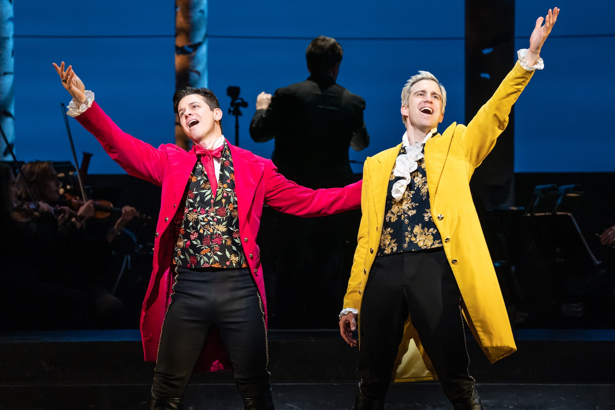 Jason Forbach and Gavin Creel as the princes in "Into the Woods." (Courtesy Matthew Murphy and Evan Zimmerman for MurphyMade)