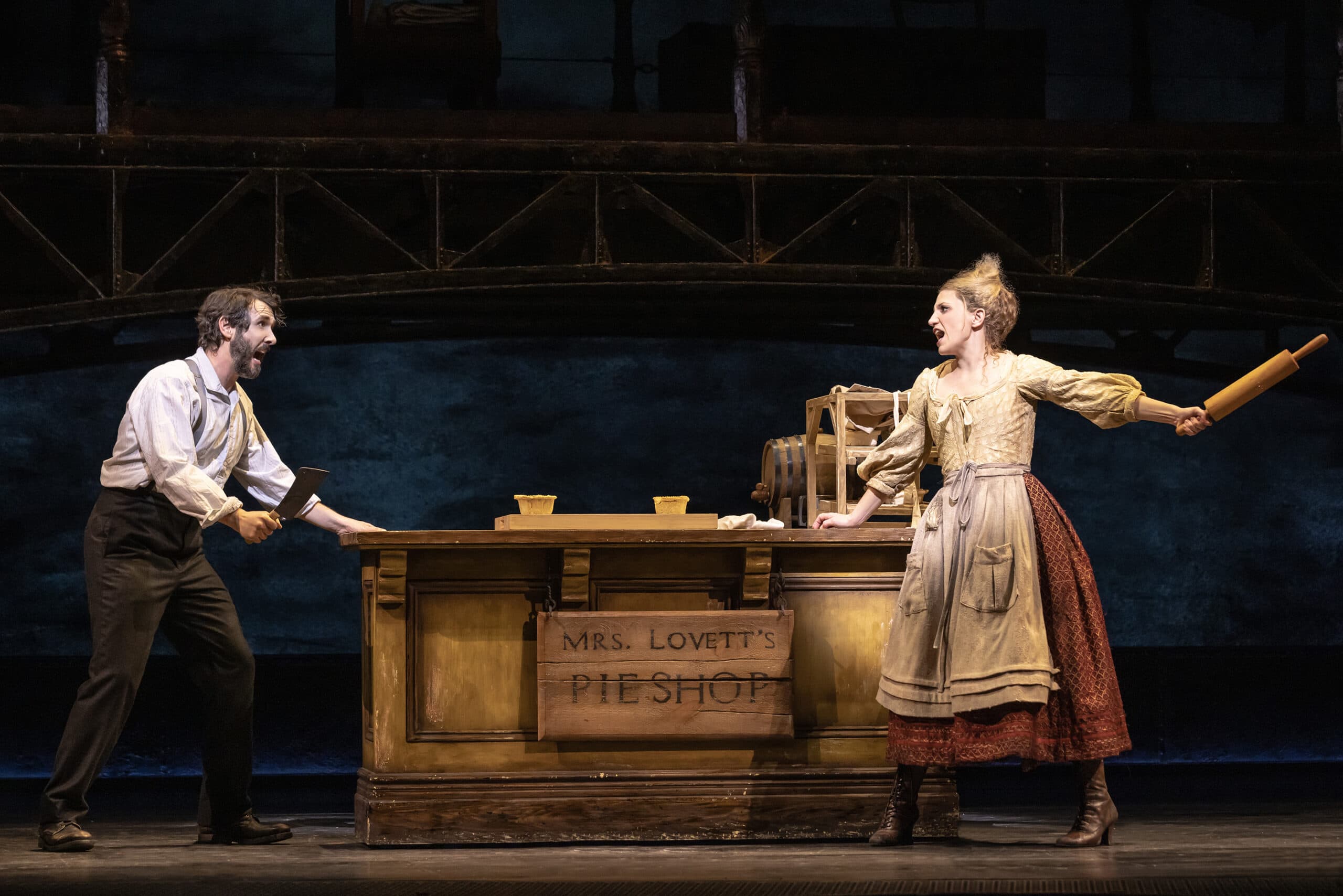 Josh Groban and Annaleigh Ashford in 