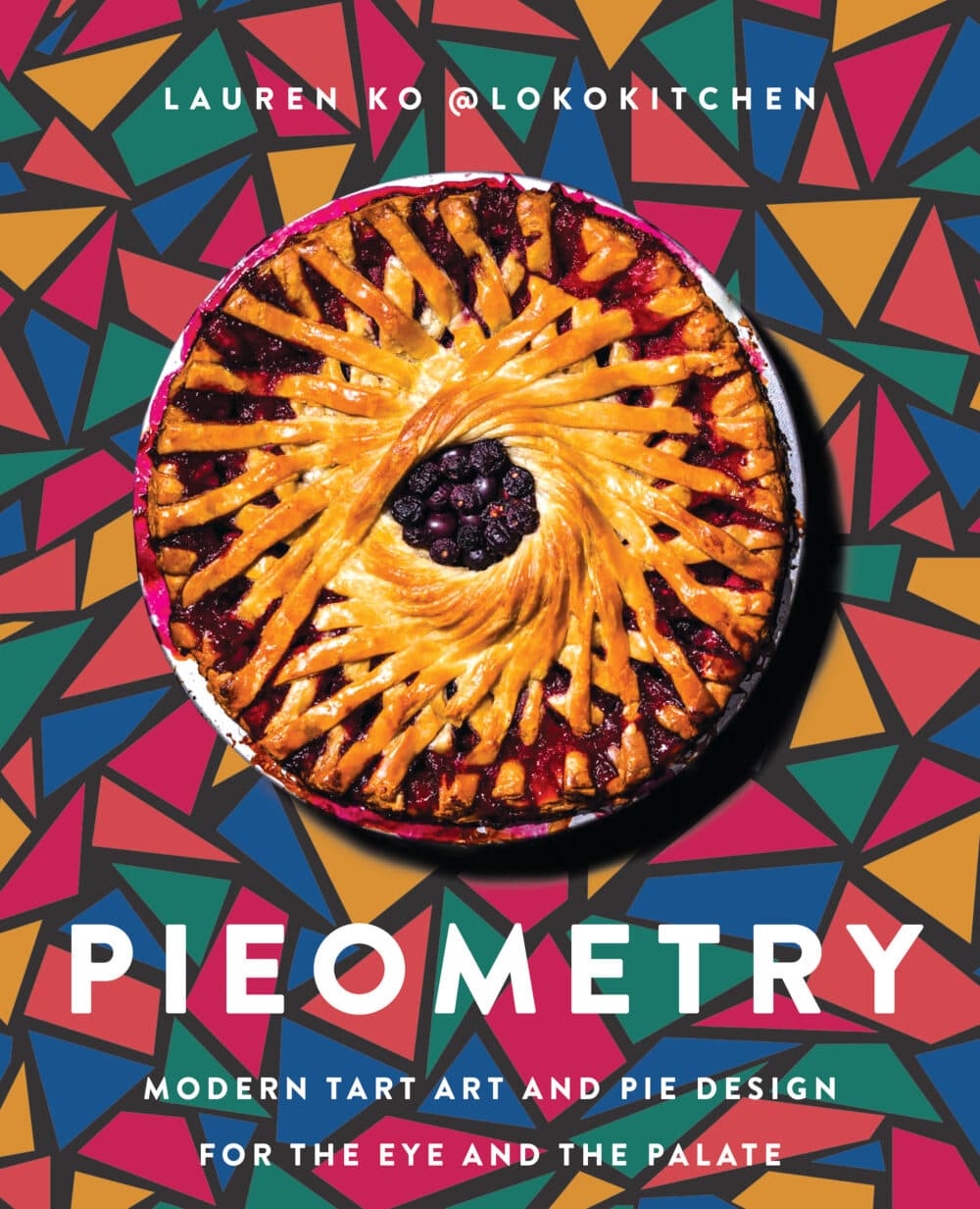 The cover of “Pieometry: Modern Tart Art and Pie Design for the Eye and the Palate.&quot; (Courtesy of Ed Anderson)