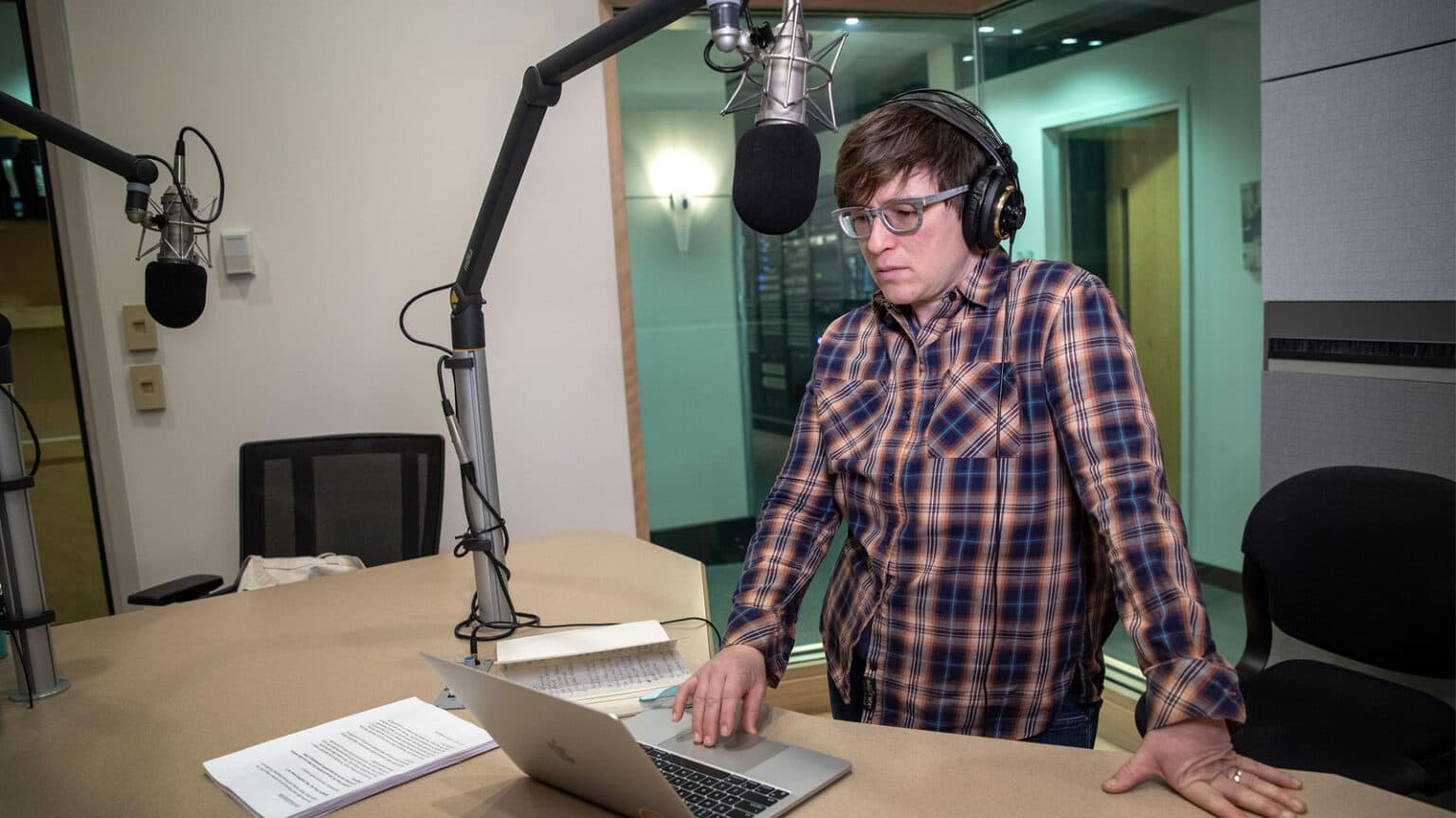 "Violation" reporter and host Beth Schwartzapfel, of The Marshall Project. (Robin Lubbock/WBUR)