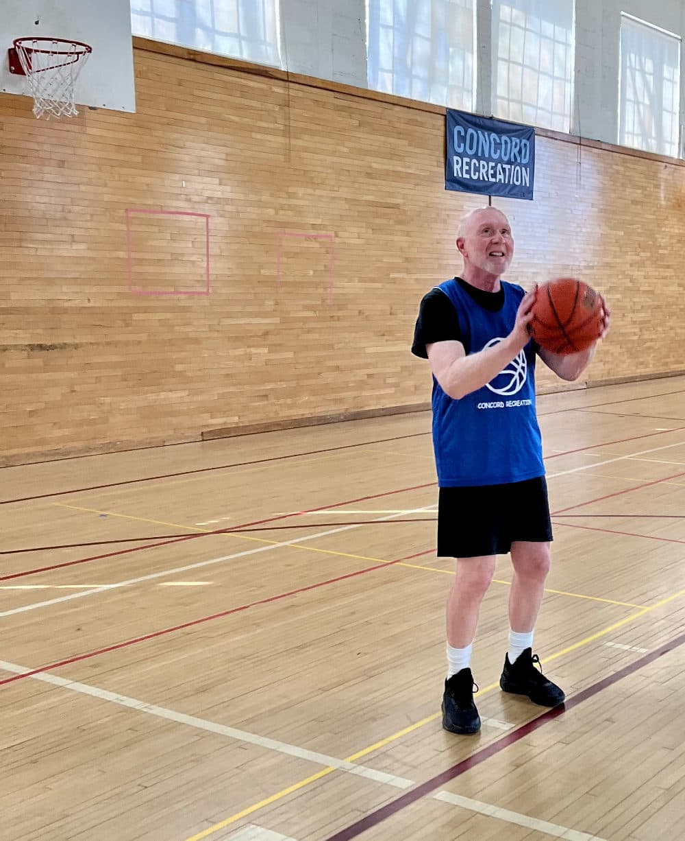 “When I get to the gym and feel the ball in my hands, time and age evaporates.” (Courtesy Glenn Rifkin)