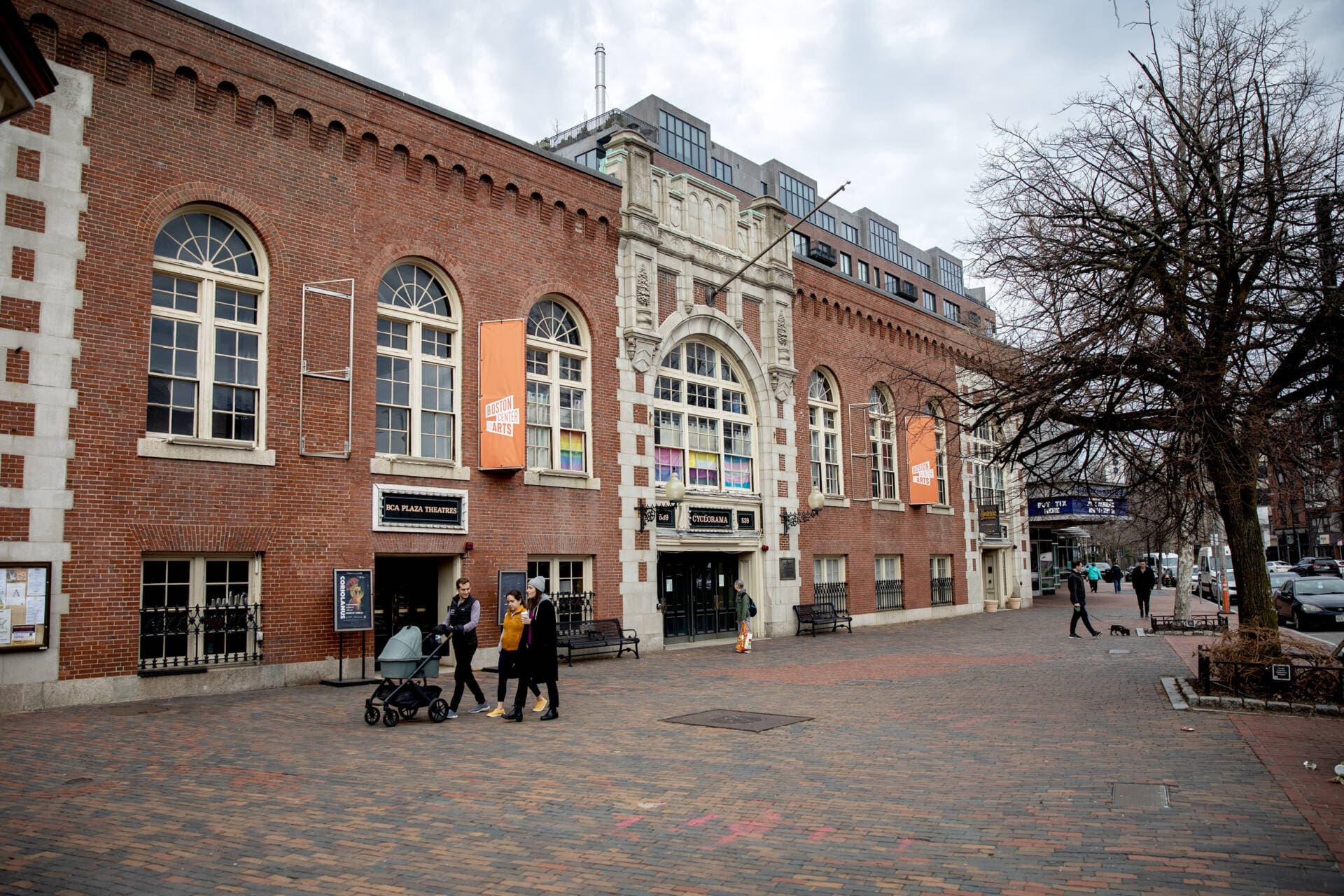 The Boston Center for the Arts on Tremont Street where Fresh Ink is a theater in residence. (Robin Lubbock/WBUR)