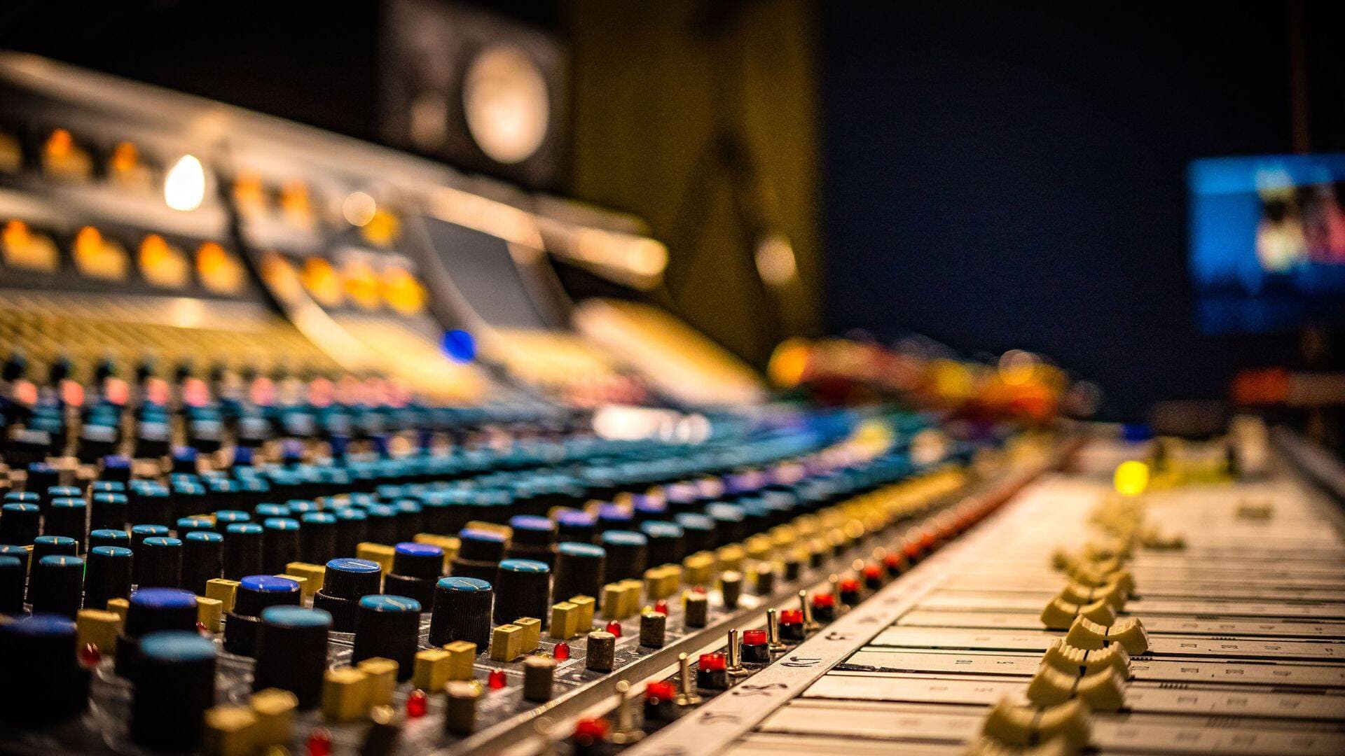 The NEVE 8068, a recording console from 1977, was refurbished by Q Division Studios. It now sits at the heart of Studio A. (Courtesy Rafi Sofer)