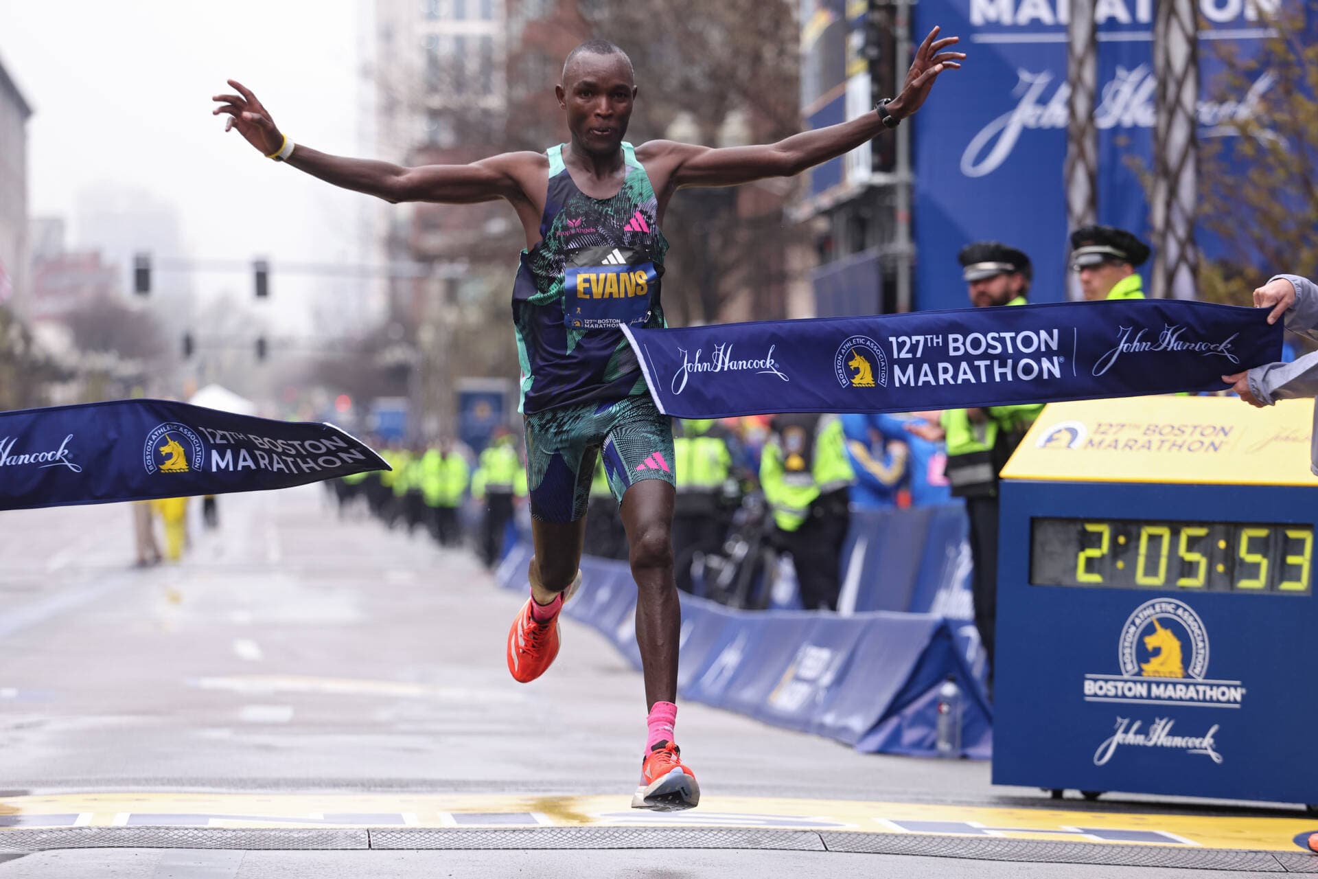 History of the Boston Marathon finish line