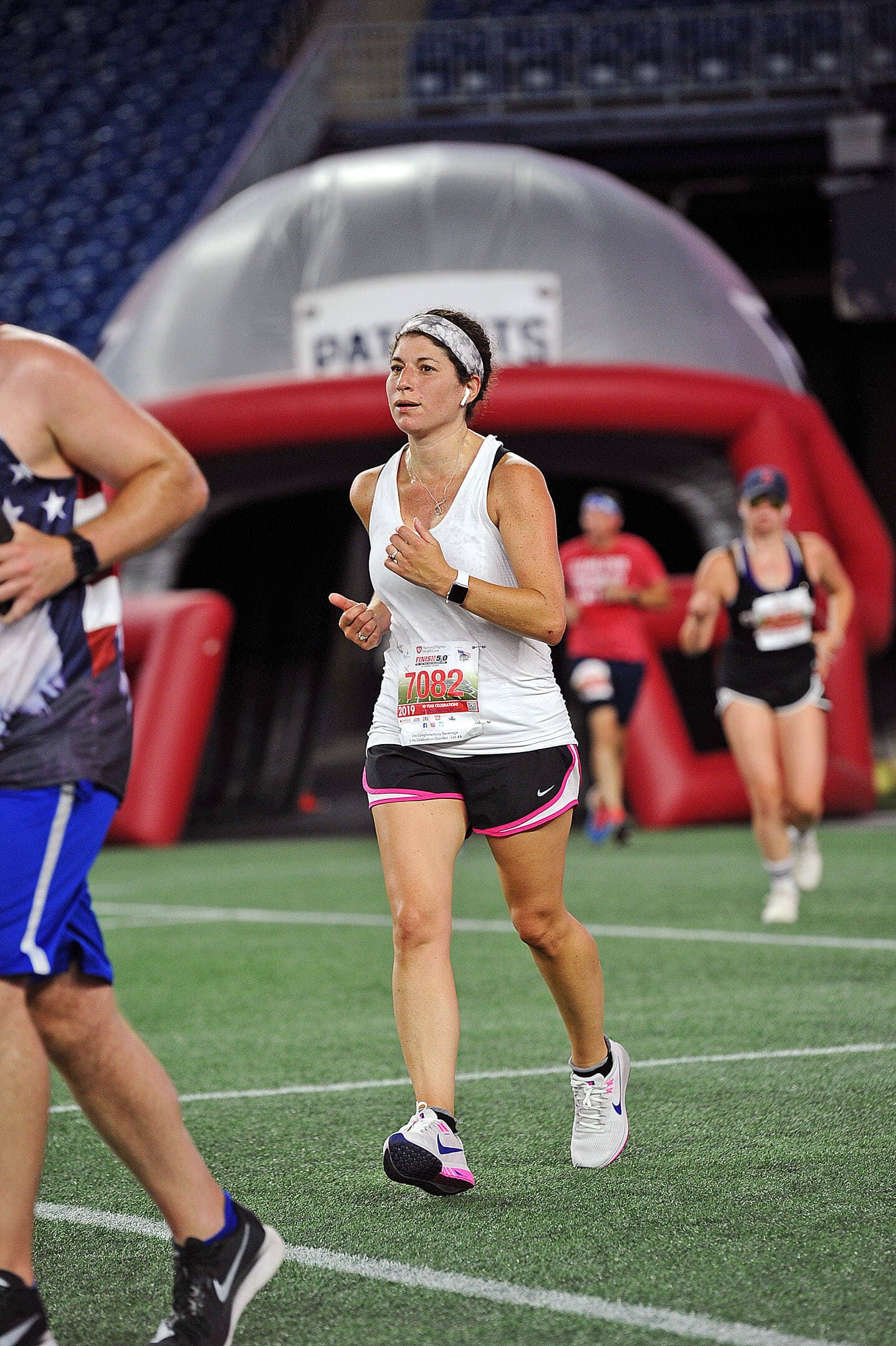 "The morning of the run, I wrote on my hand, 'The mile you’re on,'" writes Tova Mirvis. (Courtesy Tova Mirvis)