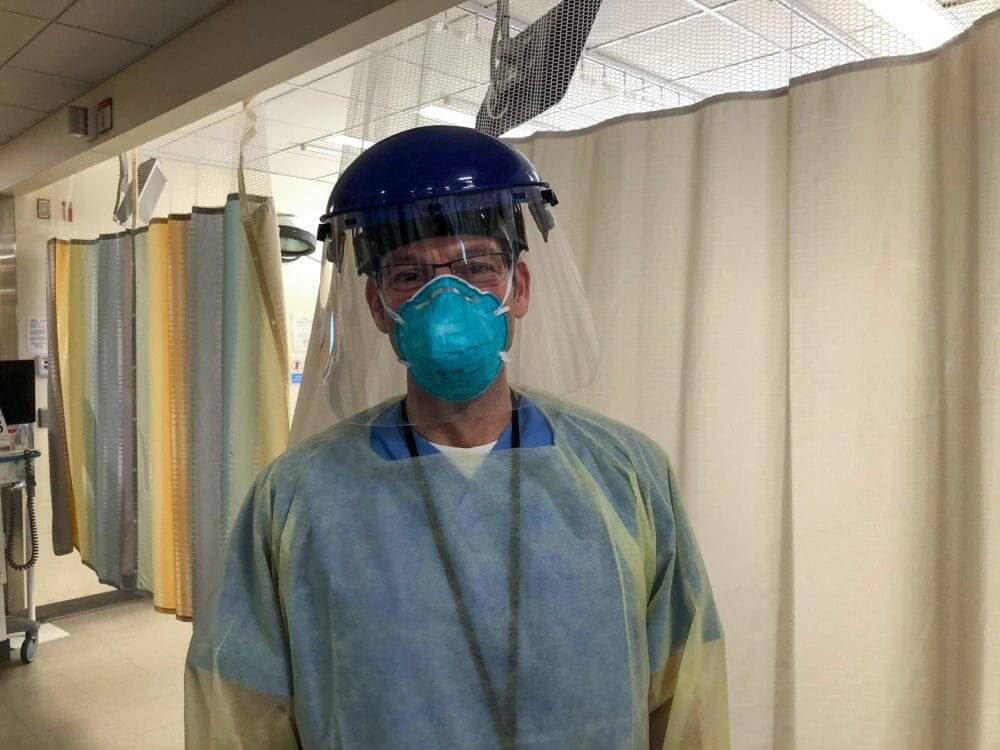 Dr. Ron Medzon treated patients in the aftermath of the Boston Marathon bombings in 2013. (Courtesy of Ron Medzon)