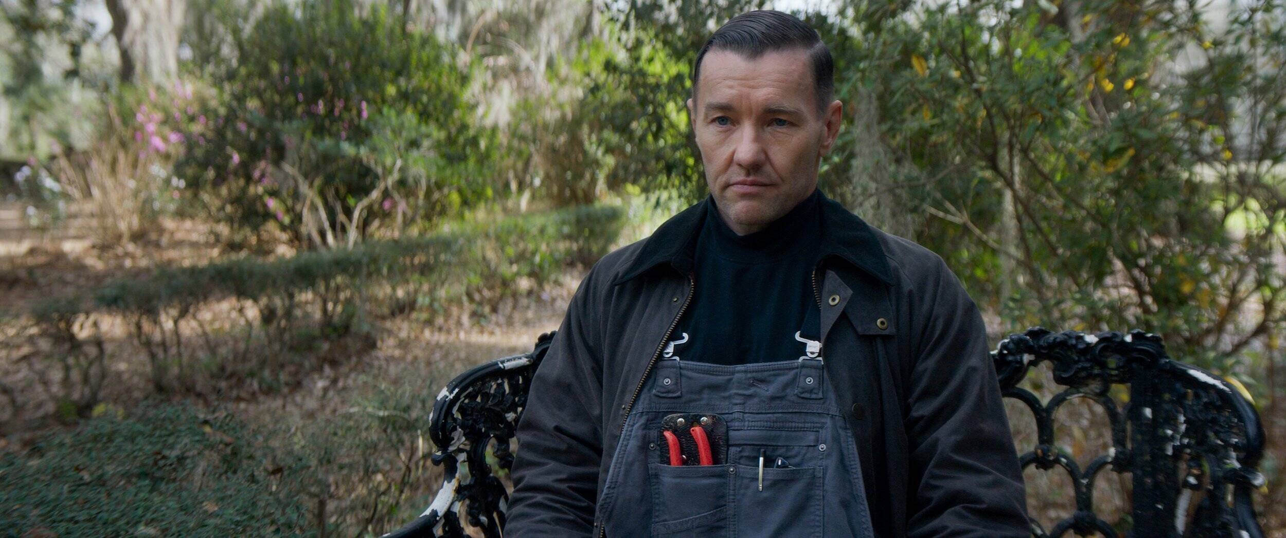 Joel Edgerton as Narvel Roth in "Master Gardener." (Courtesy Magnolia Pictures)