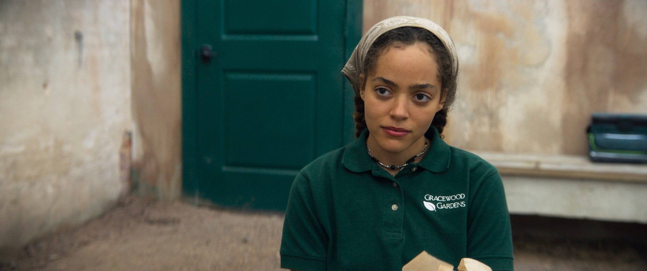 Quintessa Swindell as Maya in "Master Gardener." (Courtesy Magnolia Pictures)