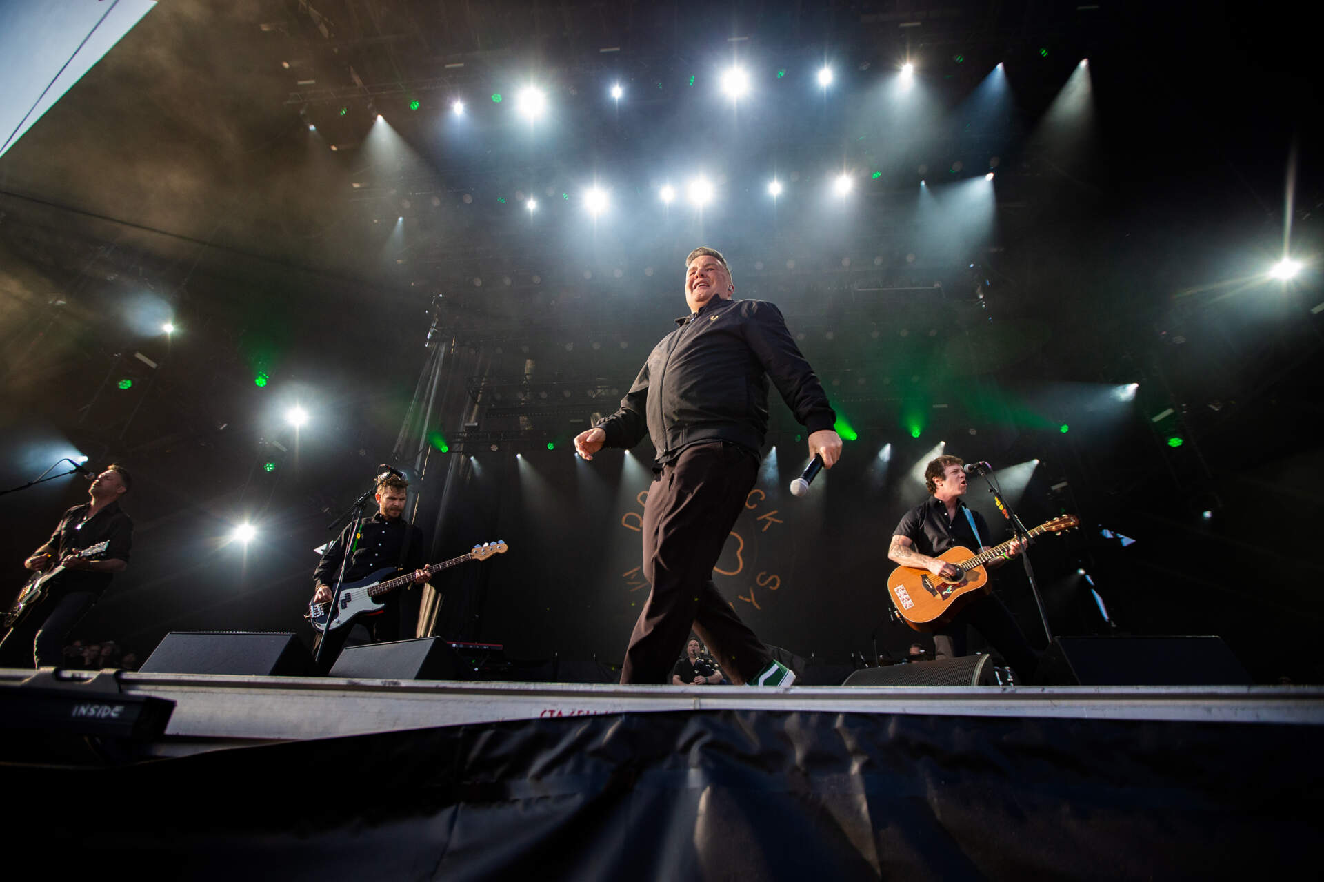 The Dropkick Murphys take the stage at Boston Calling. (Jesse Costa/WBUR)