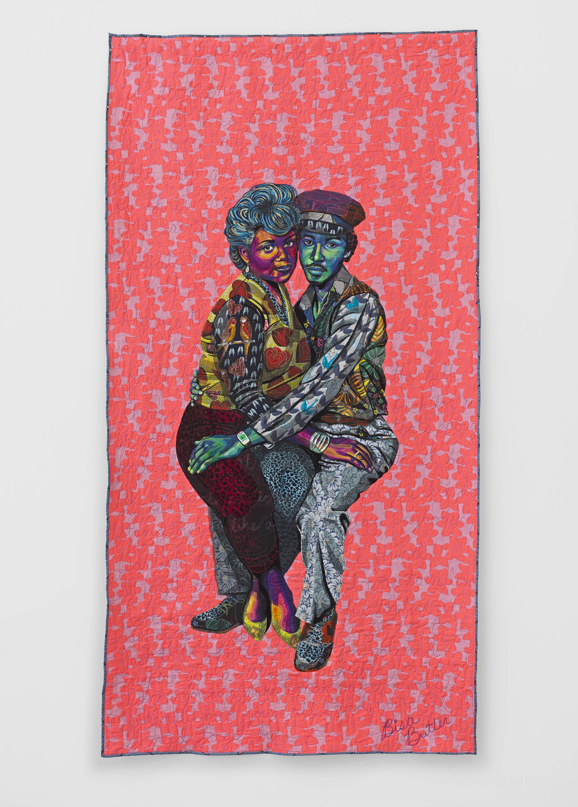 by Bisa Butler. (Photo by Genevieve Hanson. Courtesy of Bisa Butler and Jeffrey Deitch, New York)