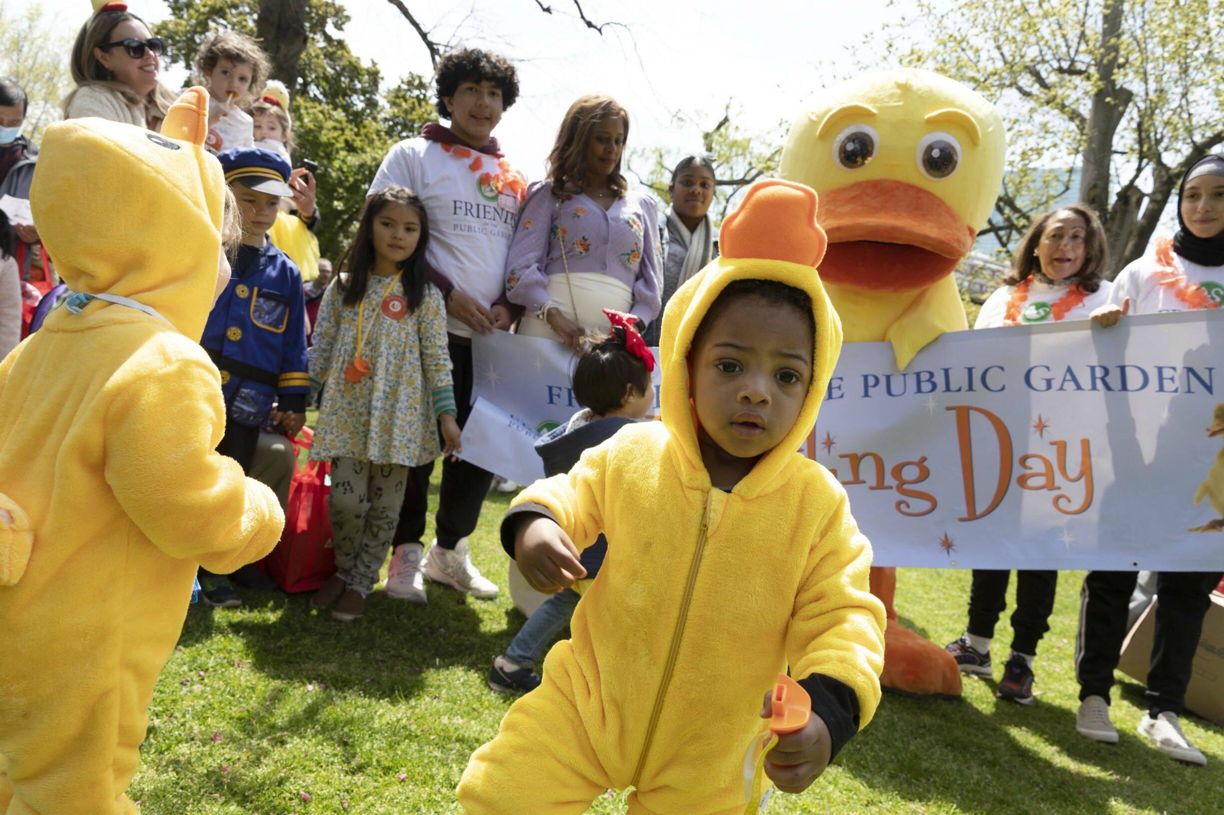 Ducking Day on the Boston Common. (Courtesy Michael Dwyer)