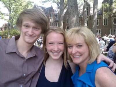 The author with her son and daughter. (Courtesy Ellen Braaten)