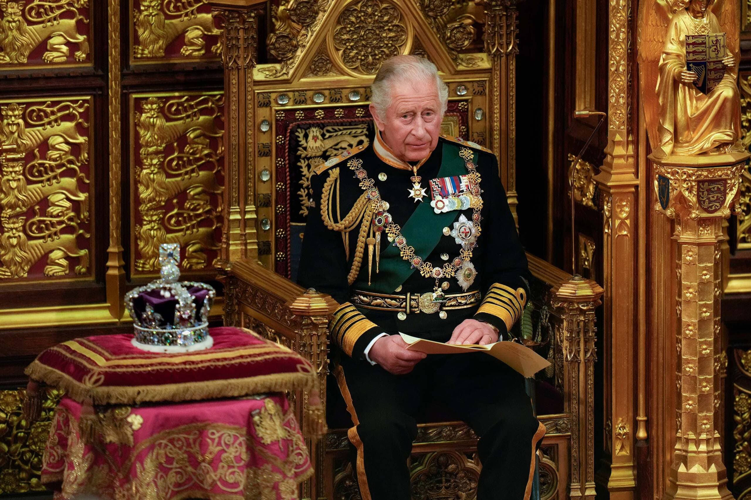 King Charles III is set to be crowned this weekend in a highly publicized coronation. (Alastair Grant - WPA Pool/Getty Images)